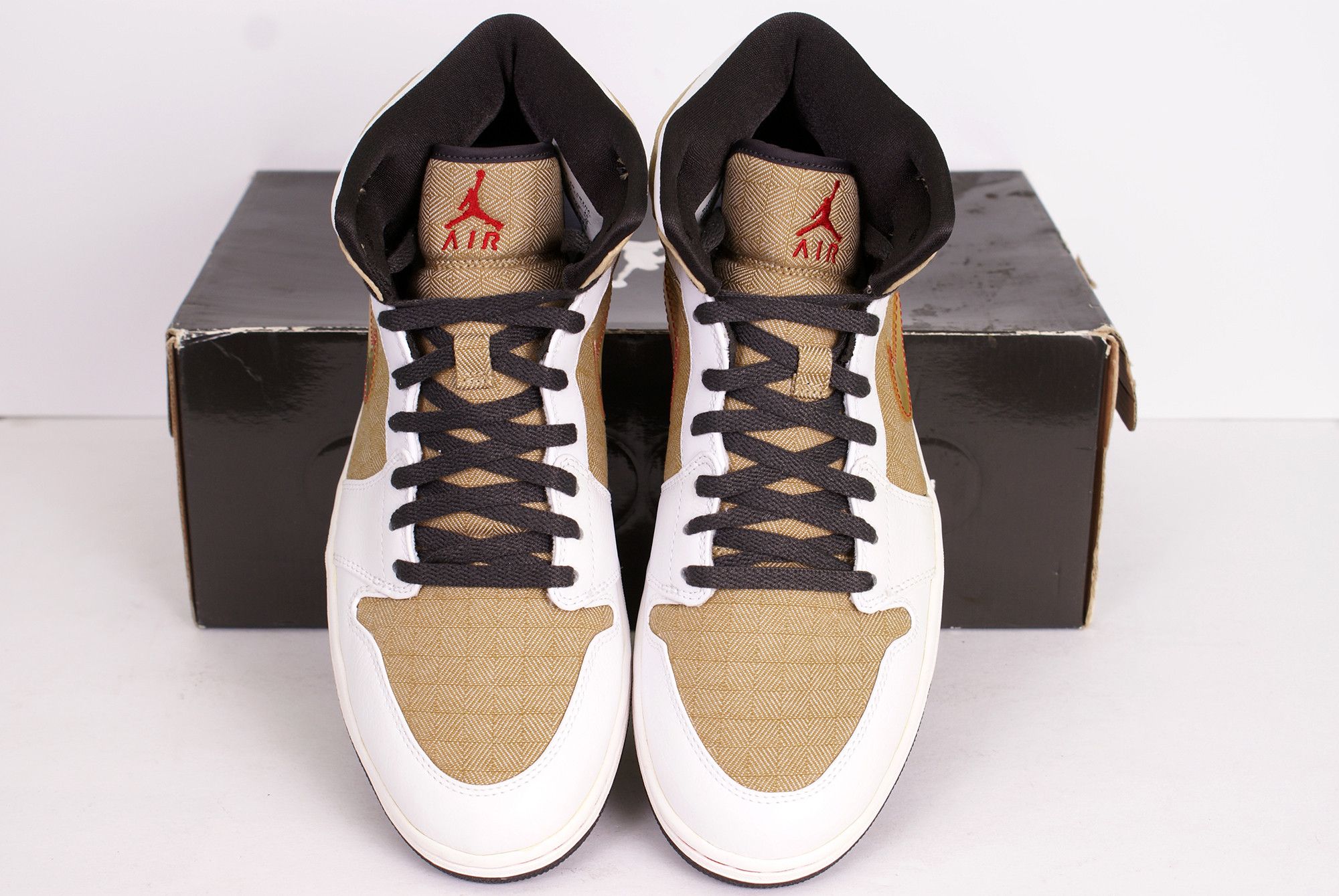 Jordan Brand 2008 Nike Air Jordan 1 Retro FATHERS DAY Tweed 325514 101 Size US 12 / EU 45 - 3 Thumbnail