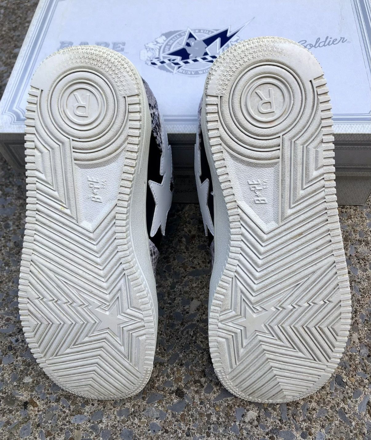 Bape Bapesta Snakeskin Size US 9.5 / EU 42-43 - 5 Thumbnail