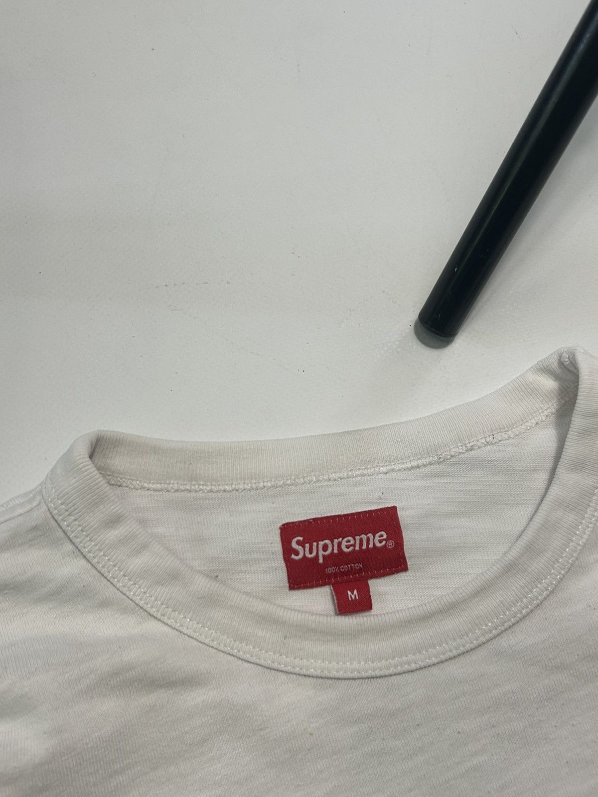 Supreme × Vintage Supreme White Shirt Big Logo Mens Size M Size US M / EU 48-50 / 2 - 7 Thumbnail