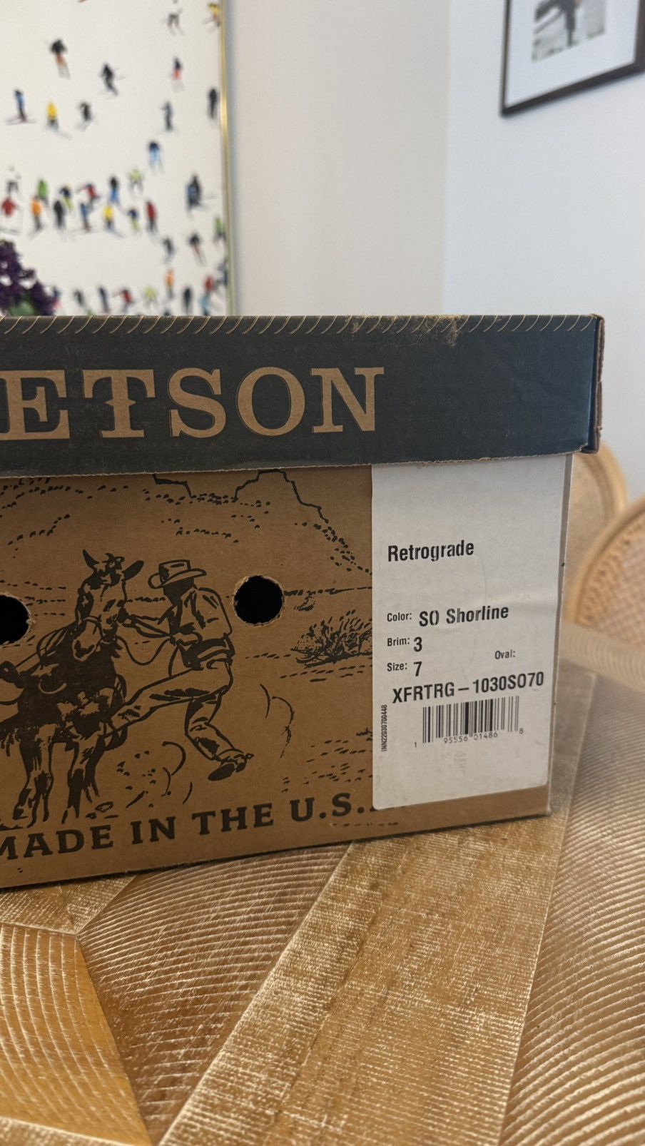 Stetson Stetson Retrograde Flat Brim Fedora Hat Size ONE SIZE - 6 Thumbnail