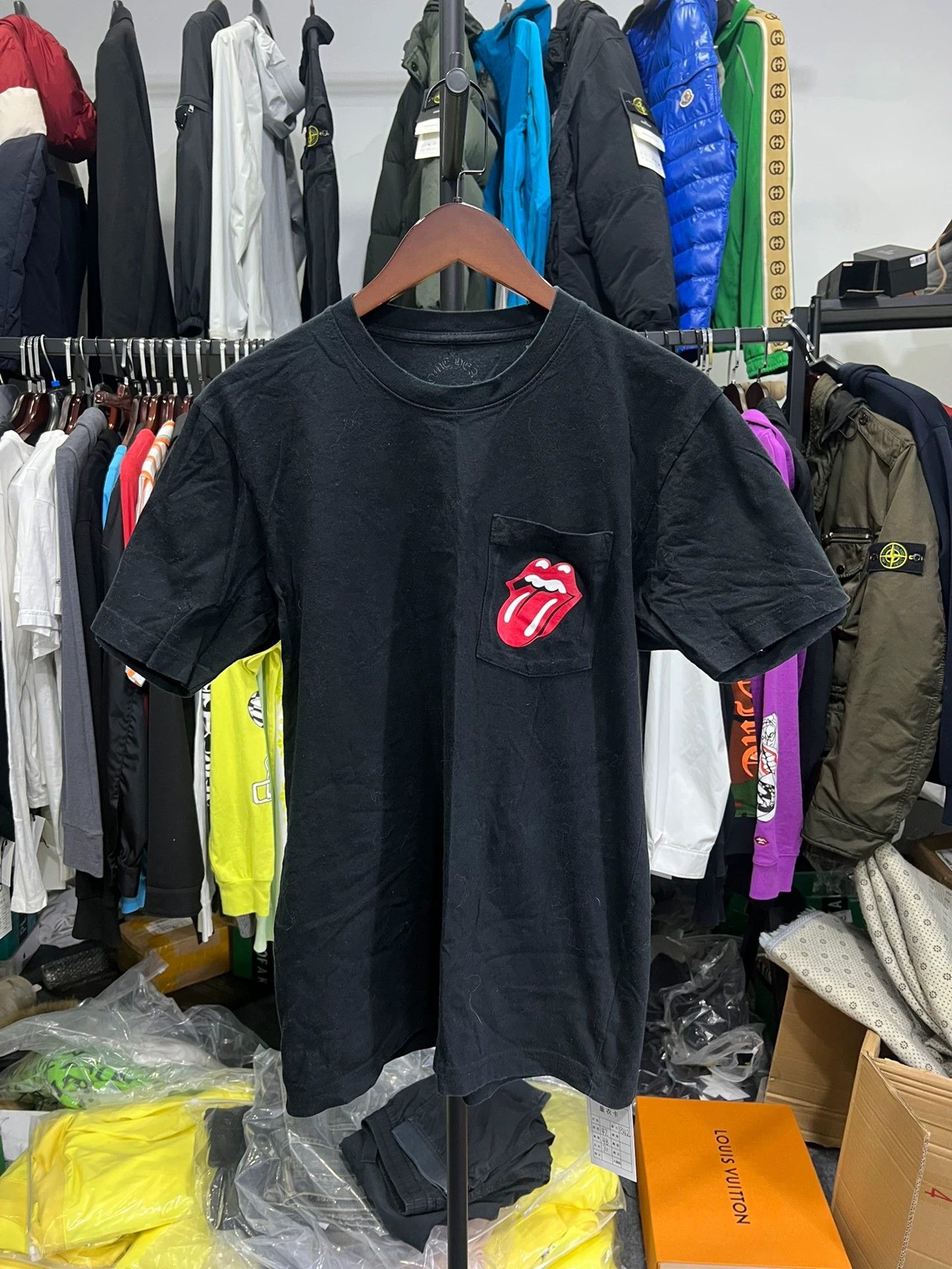 Chrome Hearts Chrome Hearts Red Tongue Horseshoe Short-Sleeve T-Shirt Size US M / EU 48-50 / 2 - 1 Thumbnail
