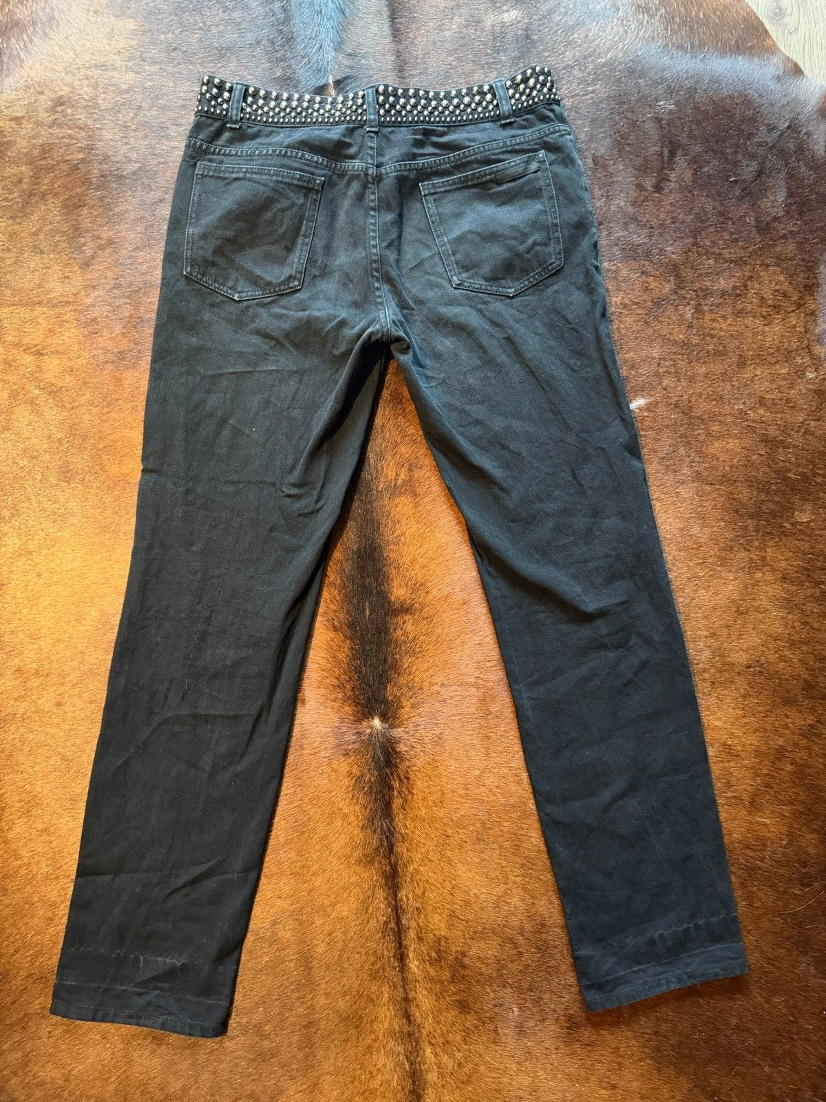 Prada 2012 studded denim jeans Size US 33 - 2 Thumbnail