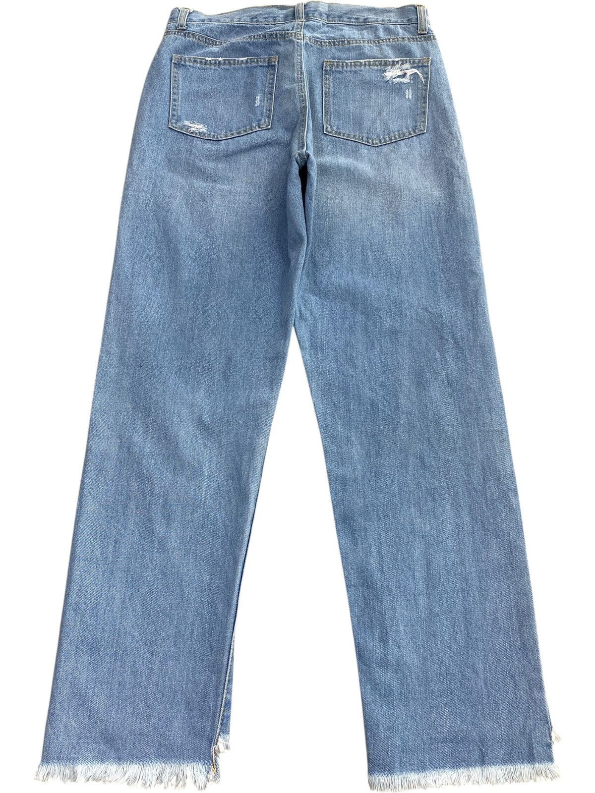 Japanese Brand Japanese hyphenworld Faded Wash Hairy leg Distress Jeans Size US 30 / EU 46 - 9 Thumbnail