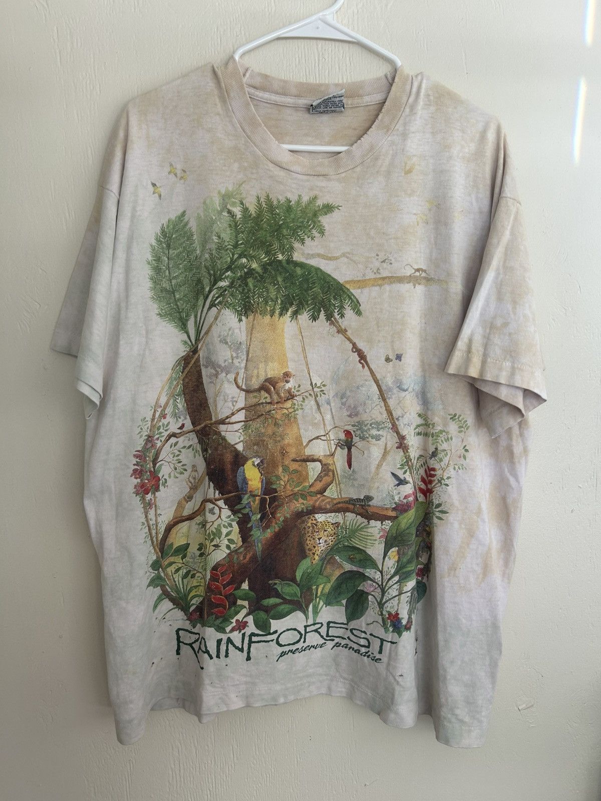 Liquid Blue Liquid Blue Rainforest Full Art Front & Back Graphic T-shirt Size US XL / EU 56 / 4 - 1 Thumbnail
