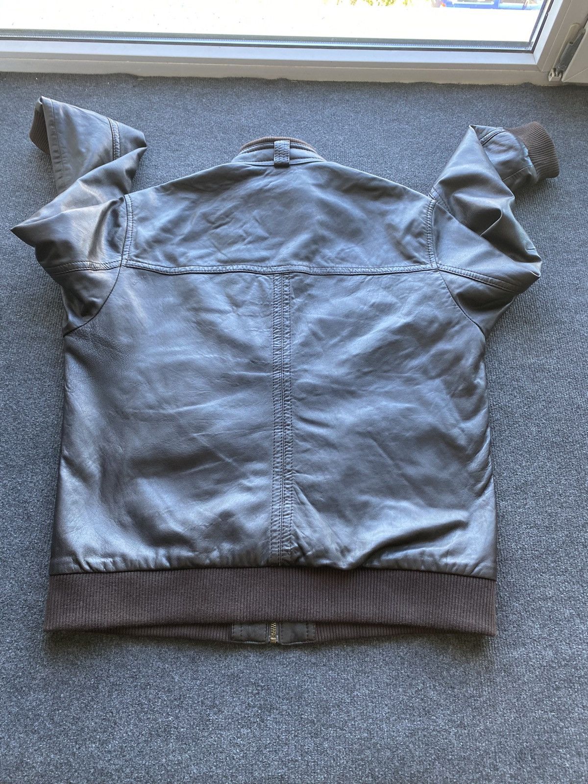 Esprit 🔥Opium Punk Gothic Brown Leather Jacket Mens xl Rare Emo y2k Size US XL / EU 56 / 4 - 24 Thumbnail
