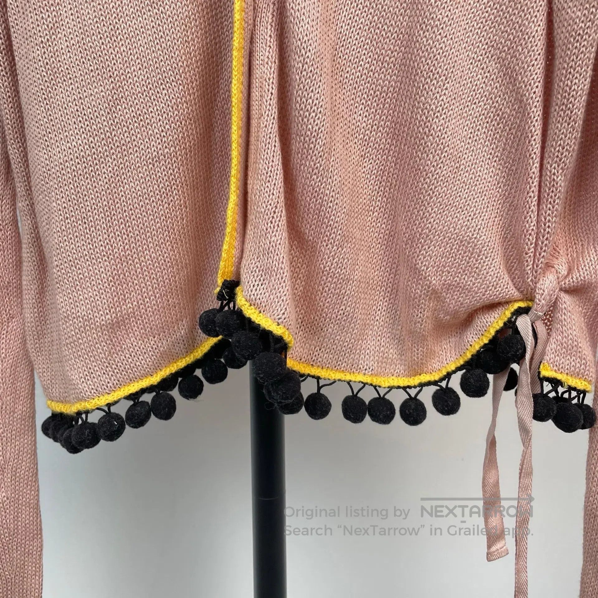 Miu Miu Miu Miu Spring and Autumn Pink Knit Cardigan| Size XS / US 0-2 / IT 36-38 - 3 Thumbnail