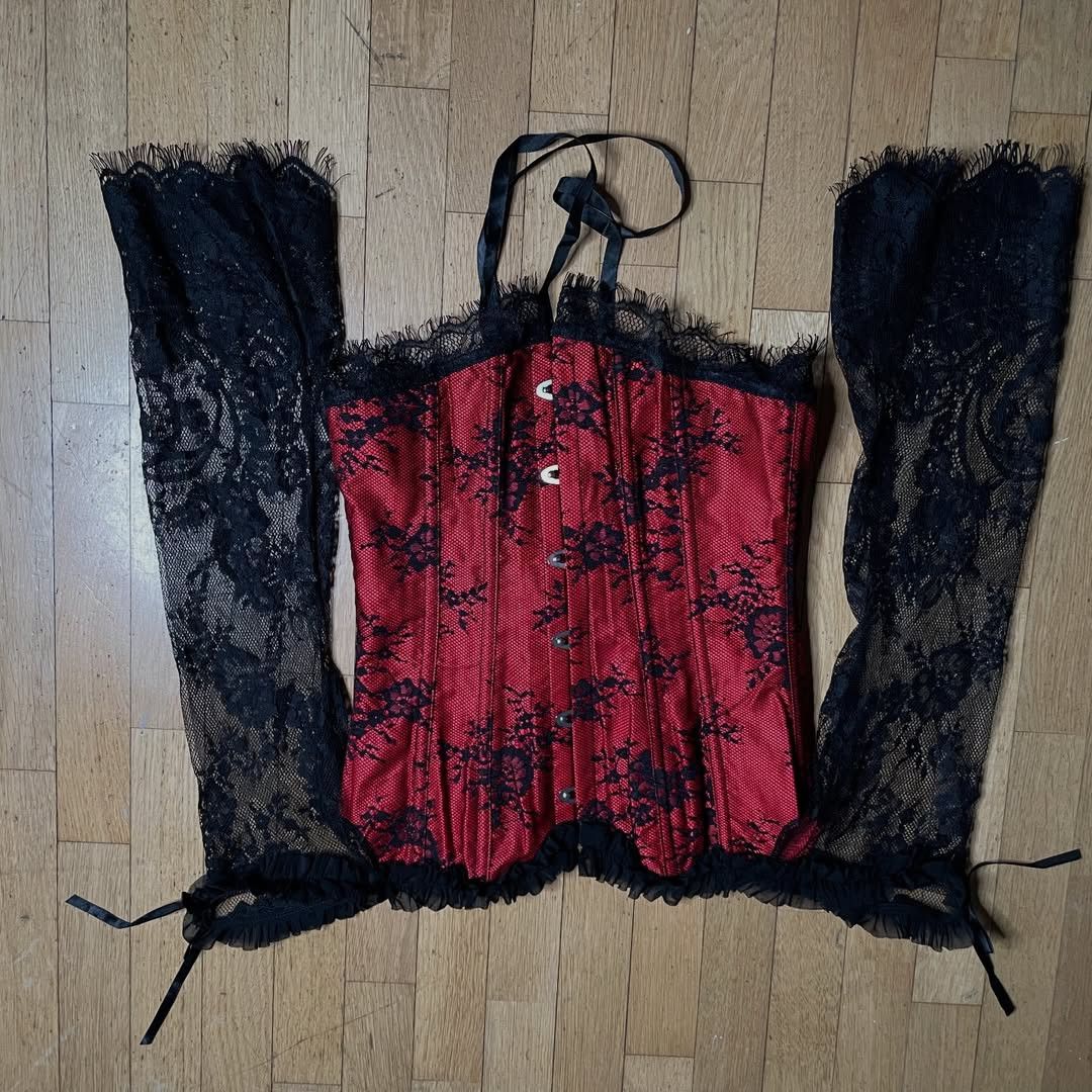 Other Vamp Goth Corset type Killstar Grunge type demonia Gothic Size S / US 4 / IT 40 - 8 Thumbnail