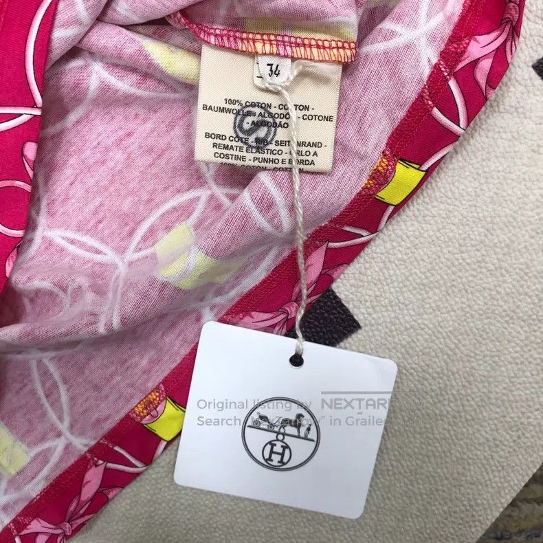 Hermes Hermes Pink Pig Nose Short Sleeve Size XXS / US 00 / IT 34 - 5 Thumbnail