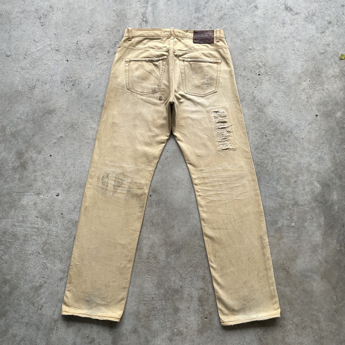 Japanese Brand THRASHED💥 Global Work Japan Vintage Distressed Jeans Pants Size US 32 / EU 48 - 12 Thumbnail