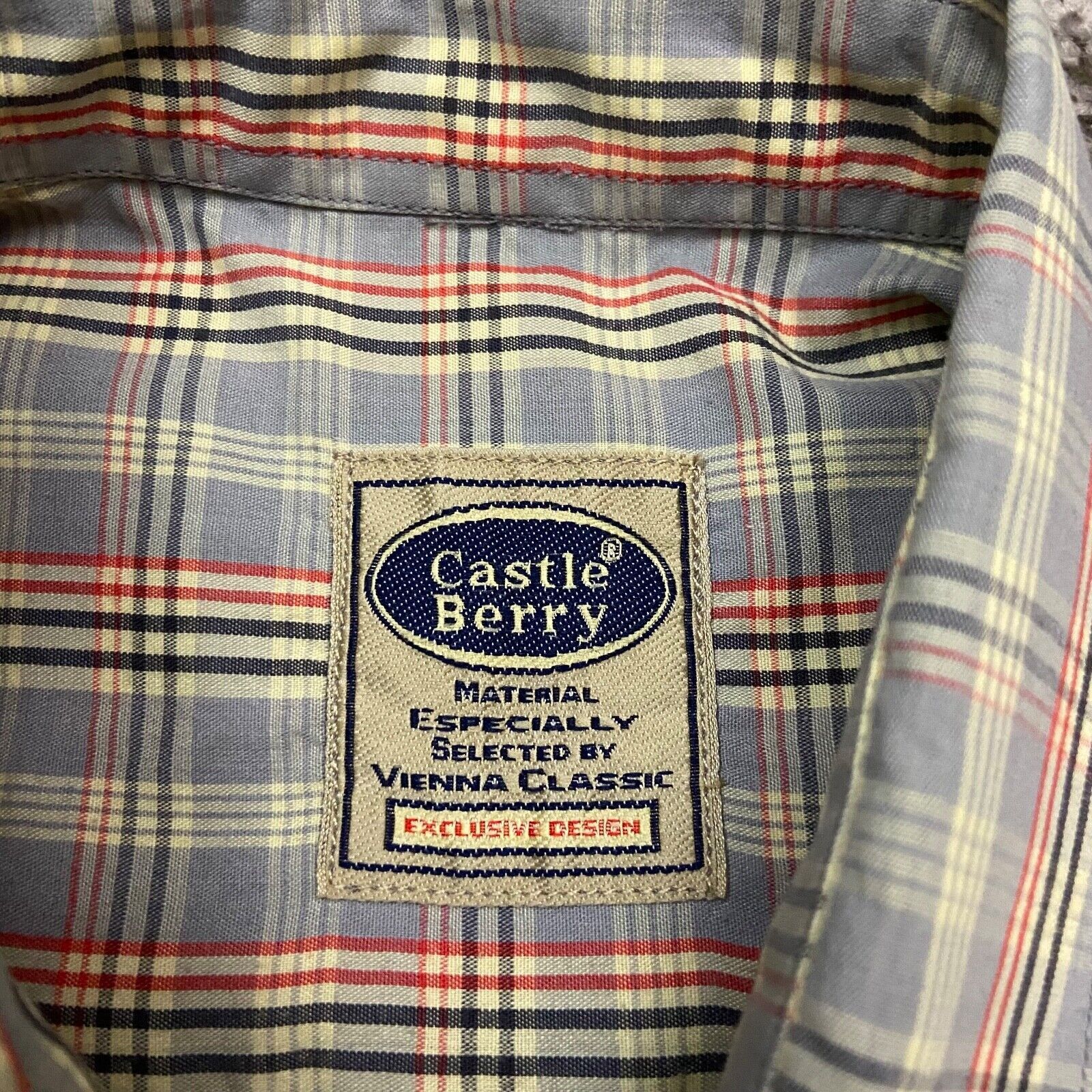 Vintage Vintage Plaid Button Down Shirt 80s 90s Lightweight Check Size US L / EU 52-54 / 3 - 3 Thumbnail