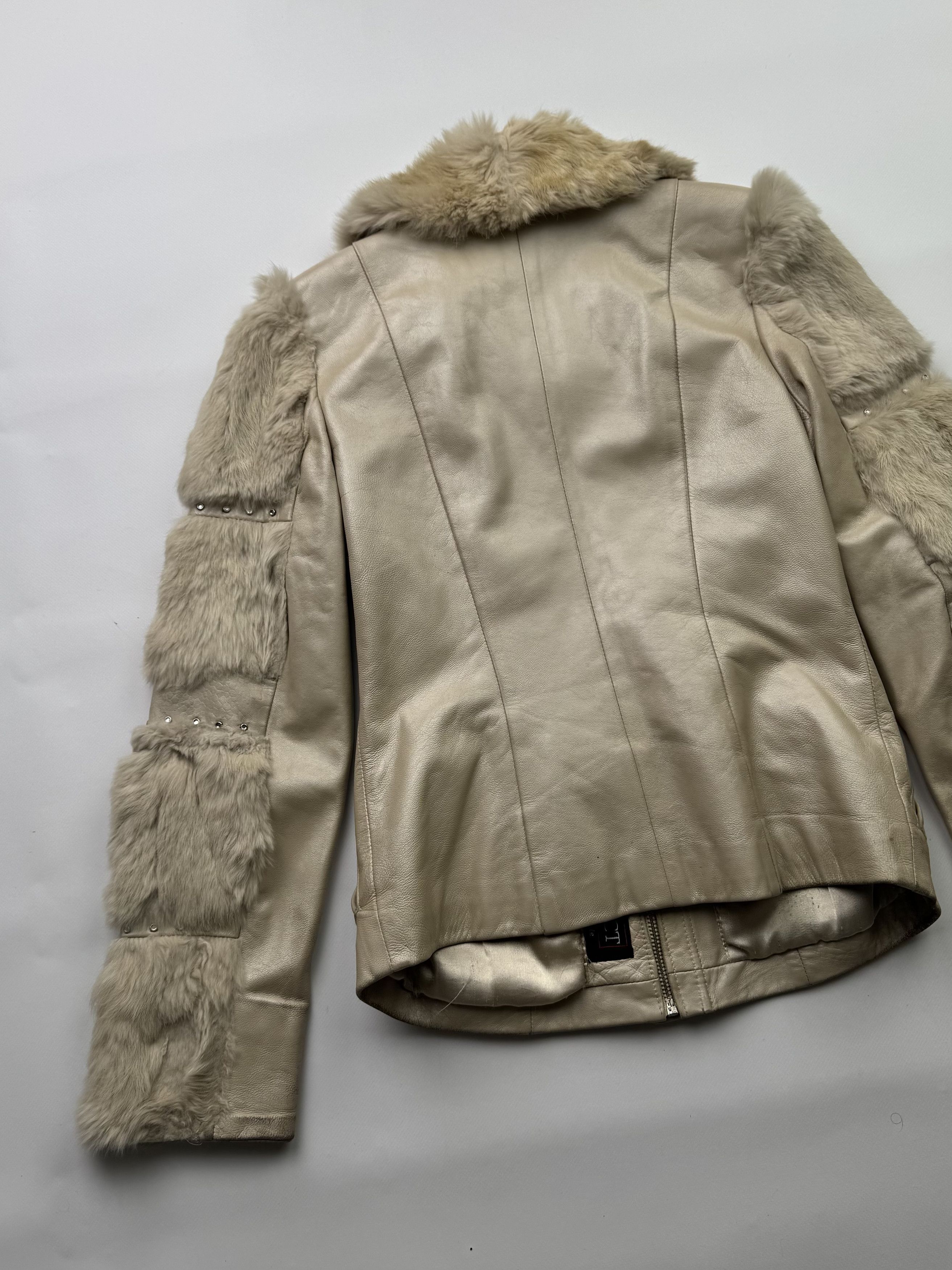 Vintage Vintage Real Fur/Leather Cropped Jacket B562(V355)E2 Size S / US 4 / IT 40 - 20 Thumbnail