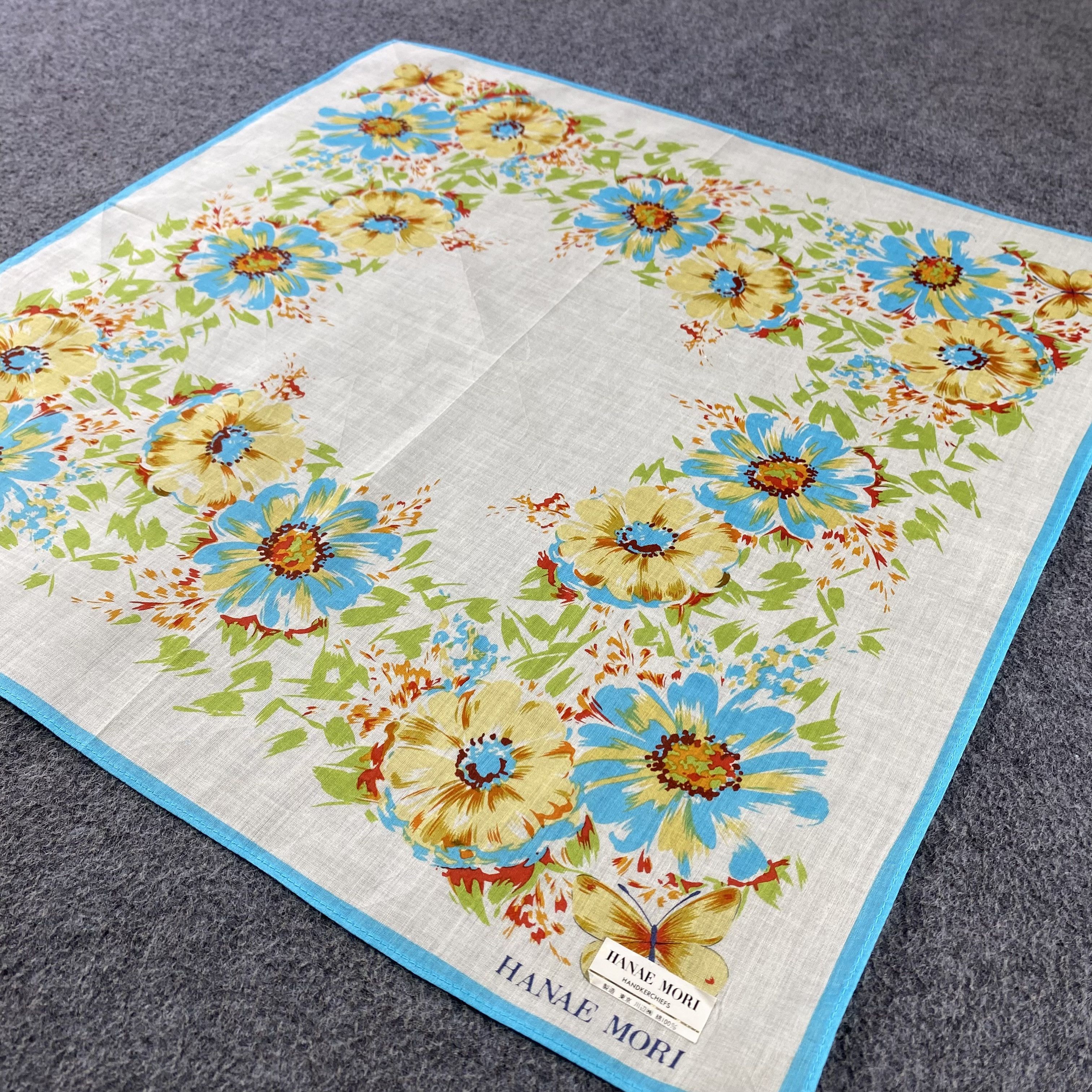 Hanae Mori Hanae Mori Handkerchief/Neckerchief/Bandana HC748 Size ONE SIZE - 2 Thumbnail