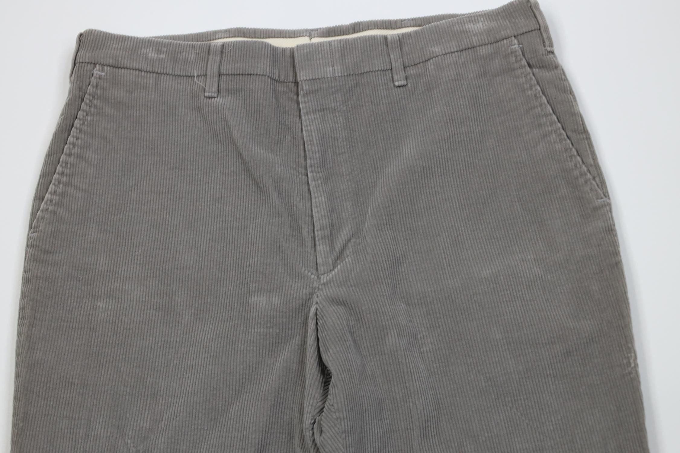 Vintage Vintage 70s Streetwear Wide Leg Corduroy Chino Pants USA Size US 32 / EU 48 - 2 Thumbnail