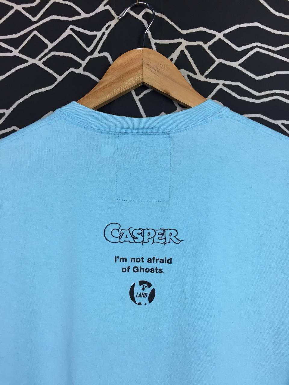 Japanese Brand LAND by MILKBOY Casper I'm Not Afraid of Ghosts Tee Size US XL / EU 56 / 4 - 8 Thumbnail