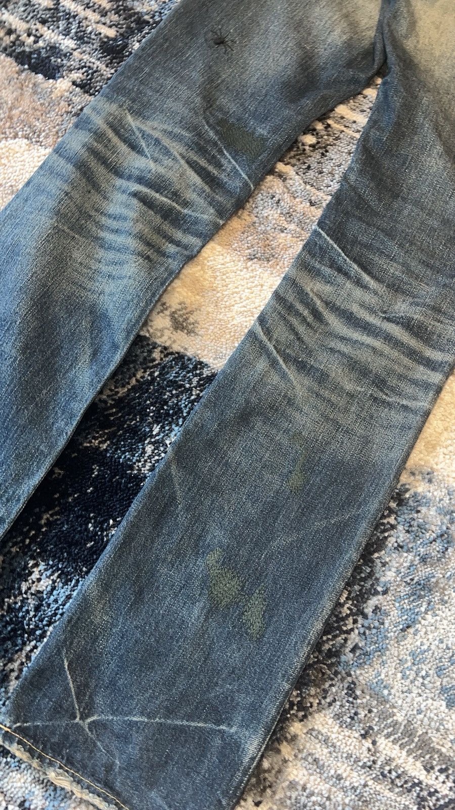 Japanese Brand × Jun Takahashi × Undercover AW06 Undercover Insect Yarn Bug Denim Size US 30 / EU 46 - 6 Thumbnail
