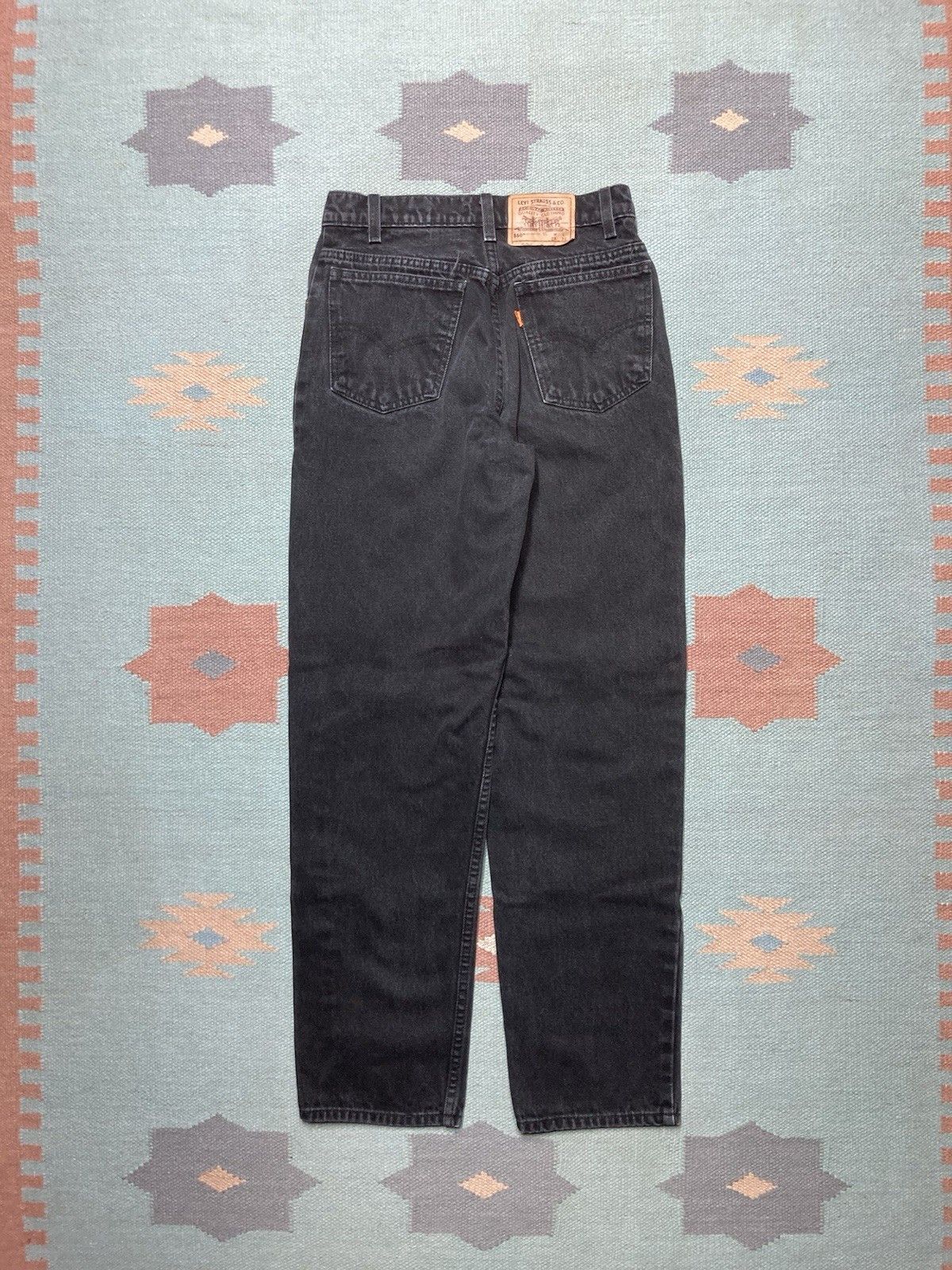 Levi's × Vintage 90s Levi’s 550 jeans orange tab relaxed taper student 27x29 Size US 27 - 1 Thumbnail