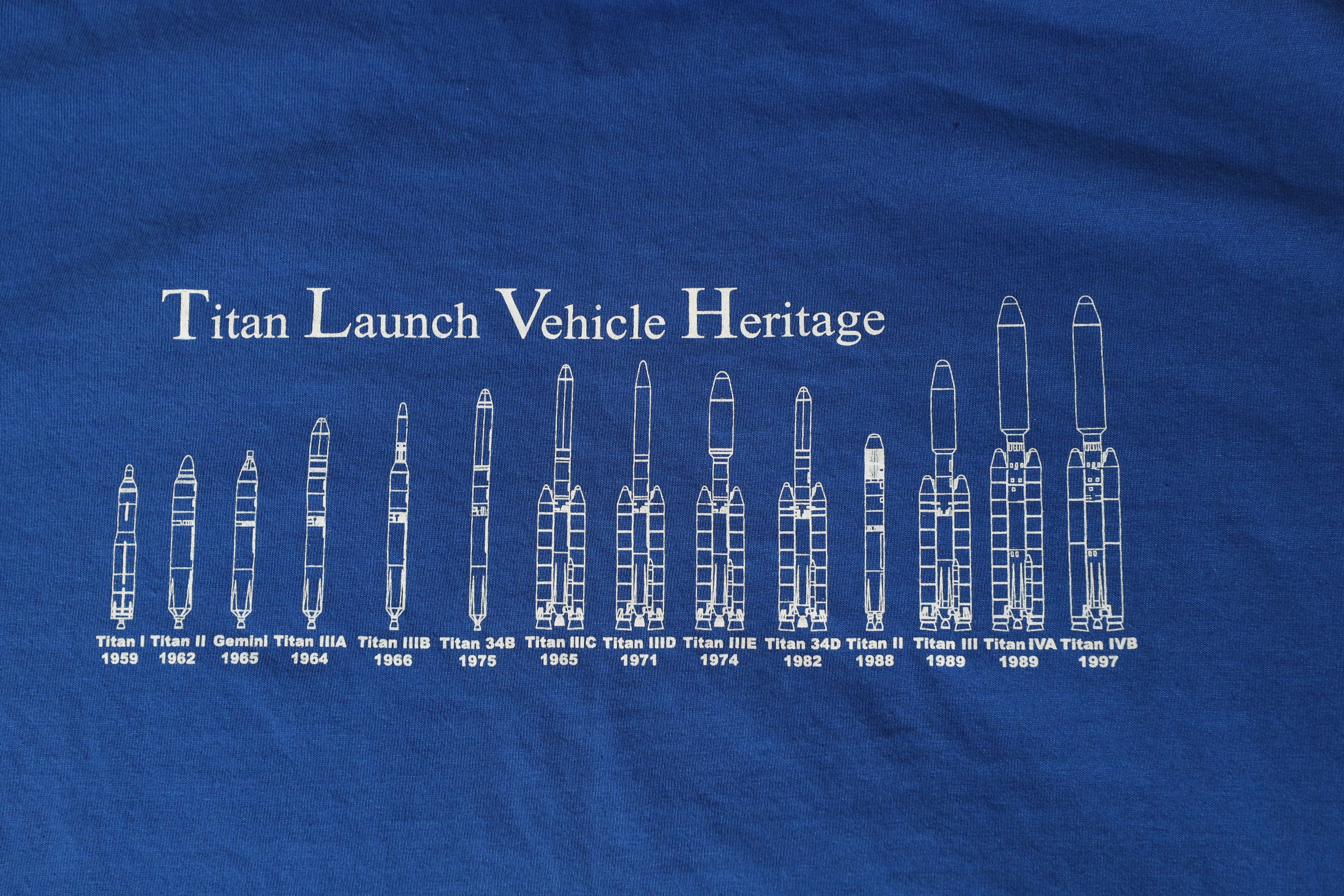 Gildan × Vintage Lockheed Martin Titan Launch Vehicle Heritage Tee (XL) Size US XL / EU 56 / 4 - 8 Thumbnail