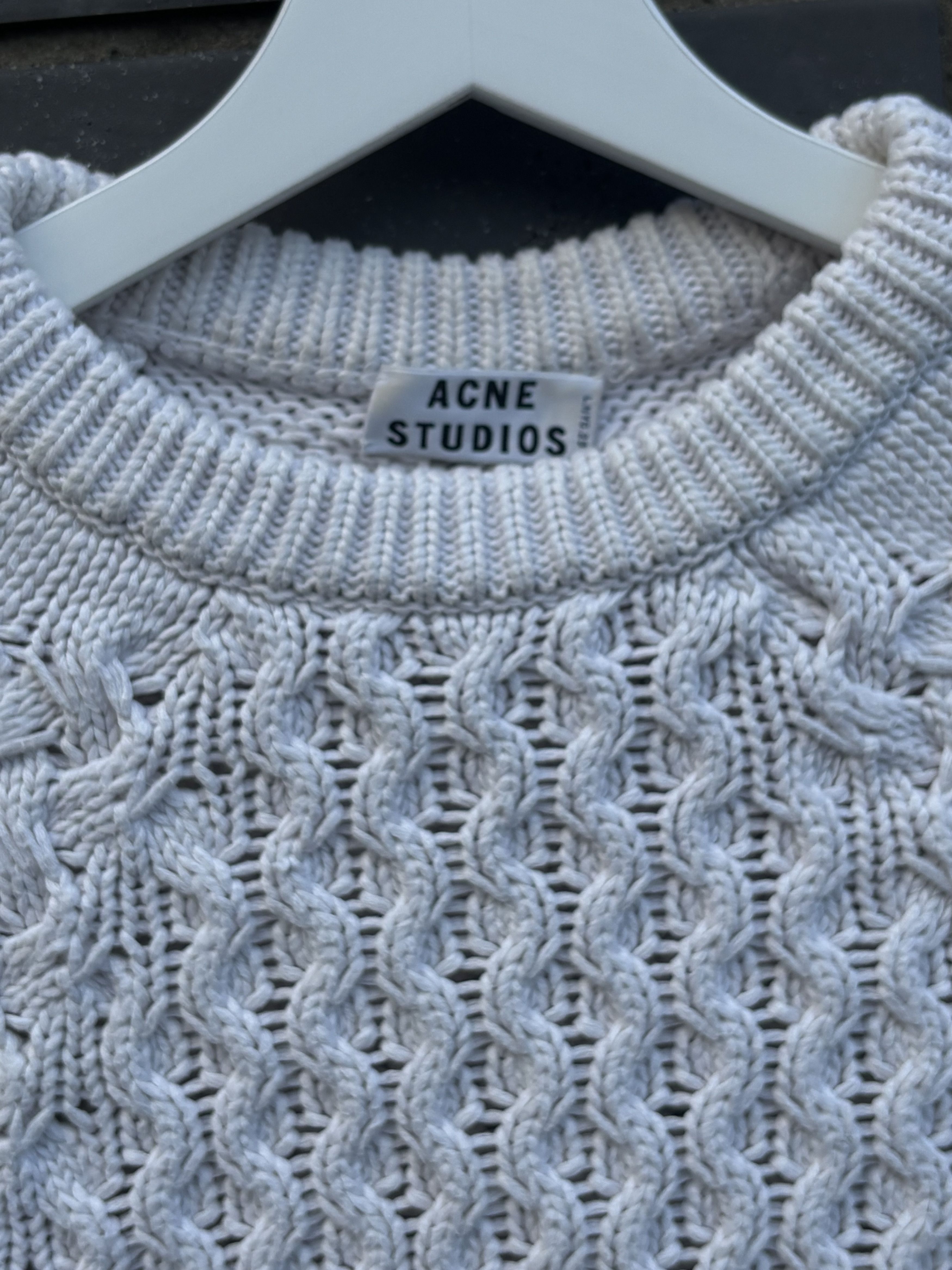 Acne Studios Acne Studios Ruth Air PAW13 Cable Knitwear Sweater Size US S / EU 44-46 / 1 - 5 Thumbnail