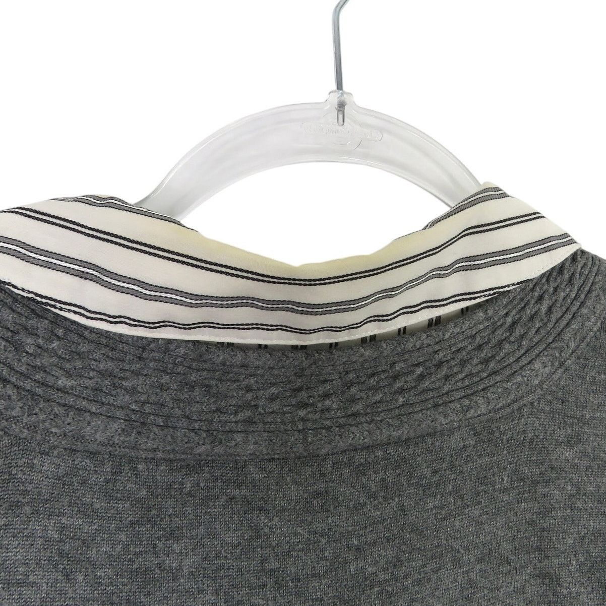 Vintage Y2k Vintage Gray Layered Collared Preppy Sweater Medium Size M / US 6-8 / IT 42-44 - 6 Thumbnail