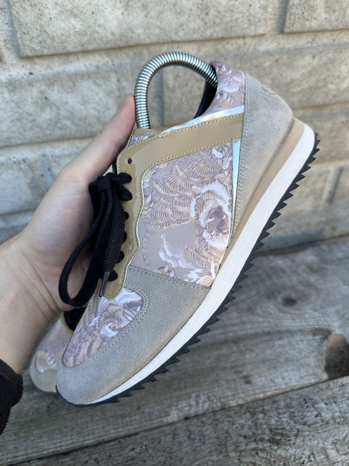 Japanese Brand × Kenzo Kenzo Paris Flying Tiger Tennis fabric sneakers, size 38 Size US 6 / IT 36 - 2 Thumbnail