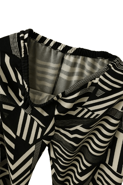 Vintage sleep pants black white Size 24" / US 00 / IT 34 - 2 Thumbnail