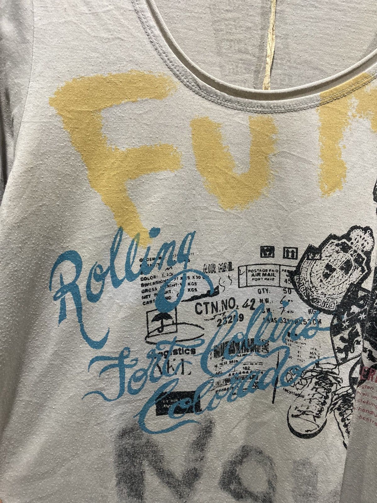 If Six Was Nine × Japanese Brand × Jean Paul Gaultier JAPANESE FUN NOW LONGSLEVE Size US M / EU 48-50 / 2 - 6 Thumbnail