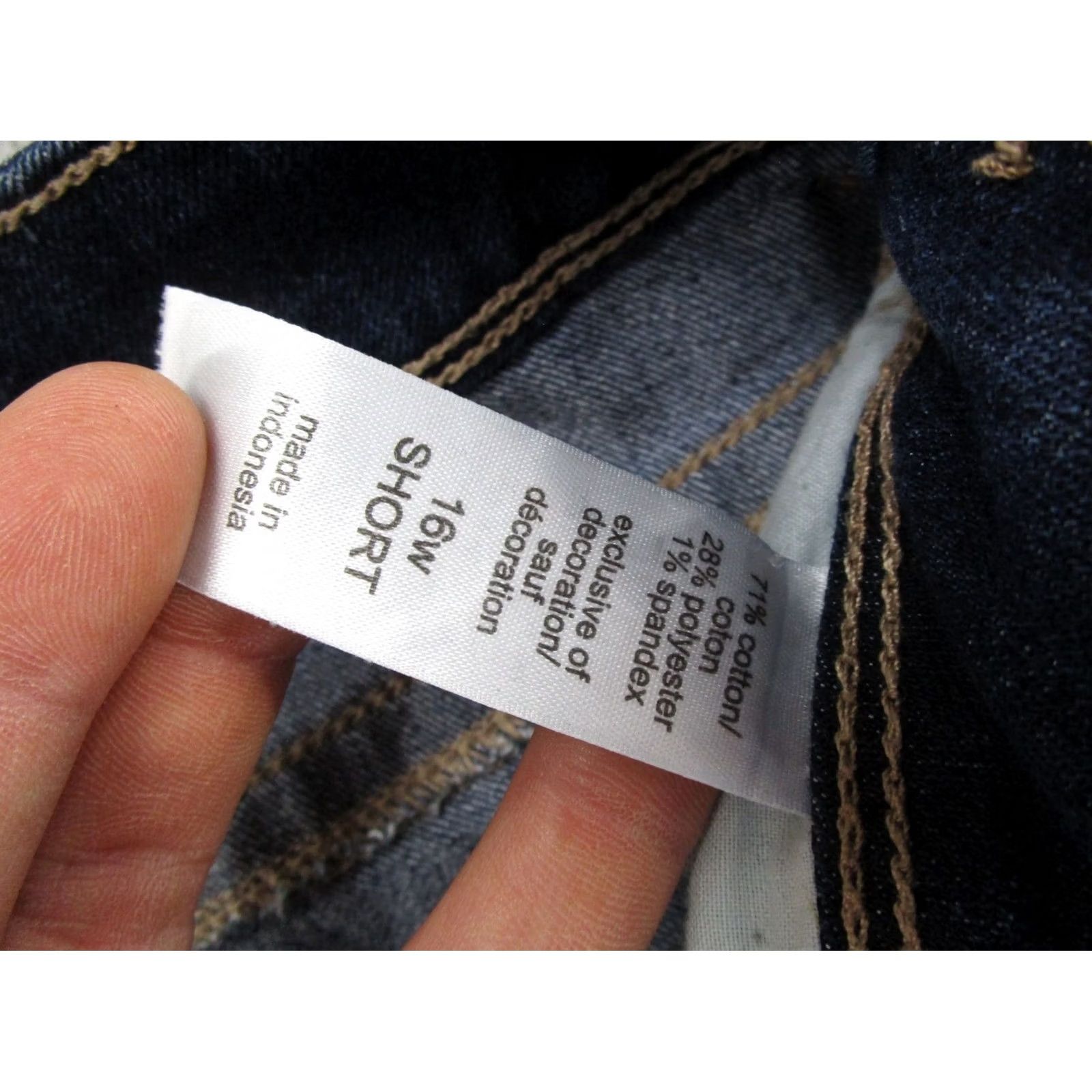Vintage Maurices Jeans Bootcut Denim Blue Stretch Womens Size 16W Short Mid Rise 5-Pocket Design Pants Regular Size 38" / US 16 / IT 52 - 4 Thumbnail