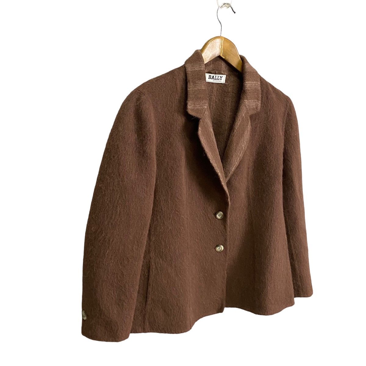 Bally × Vintage Bally wool blazer coat Size L / US 10 / IT 46 - 2 Thumbnail