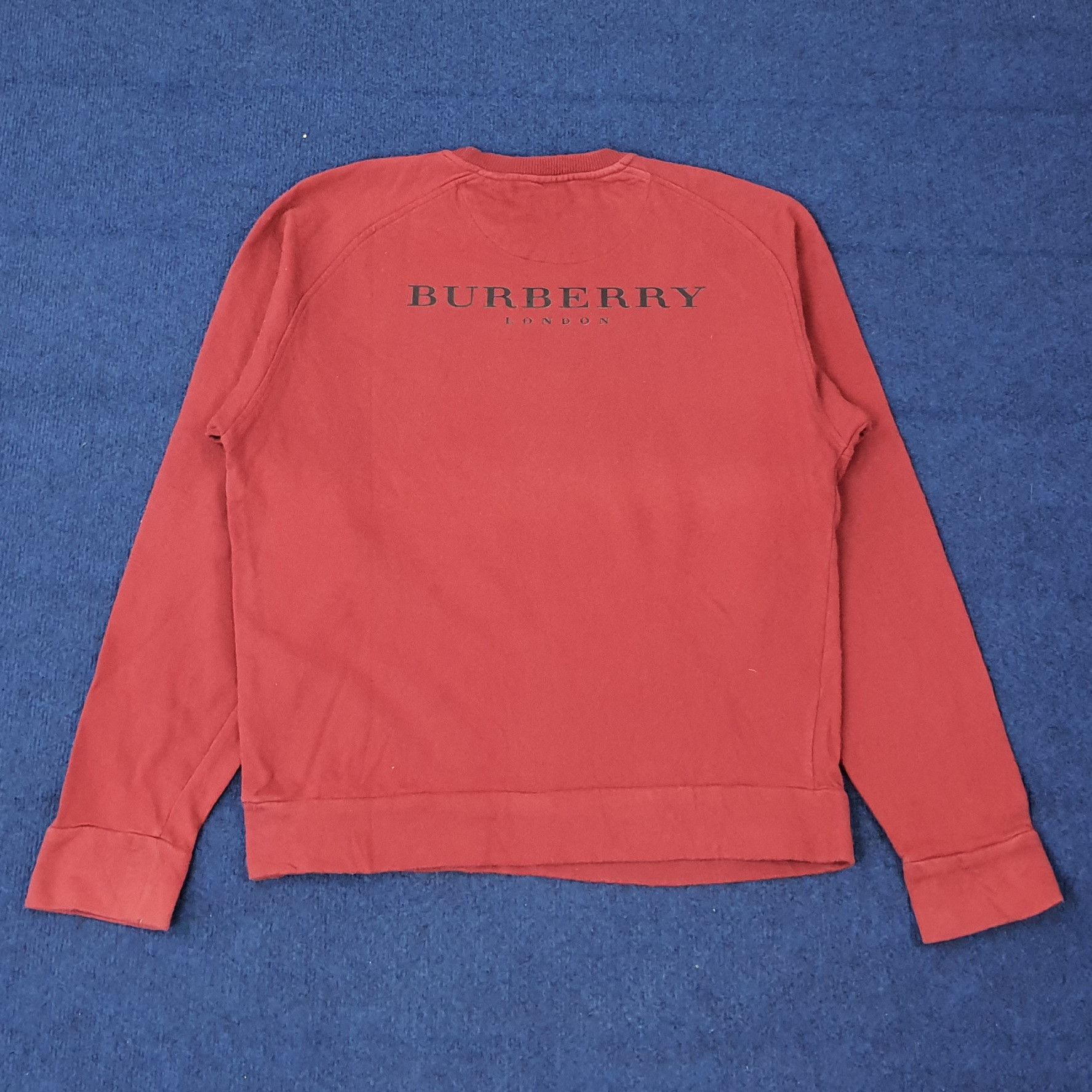 Burberry Vintage Burberry Nova Check Custom Logo Sweatshirt C257N24 Size US M / EU 48-50 / 2 - 1 Thumbnail