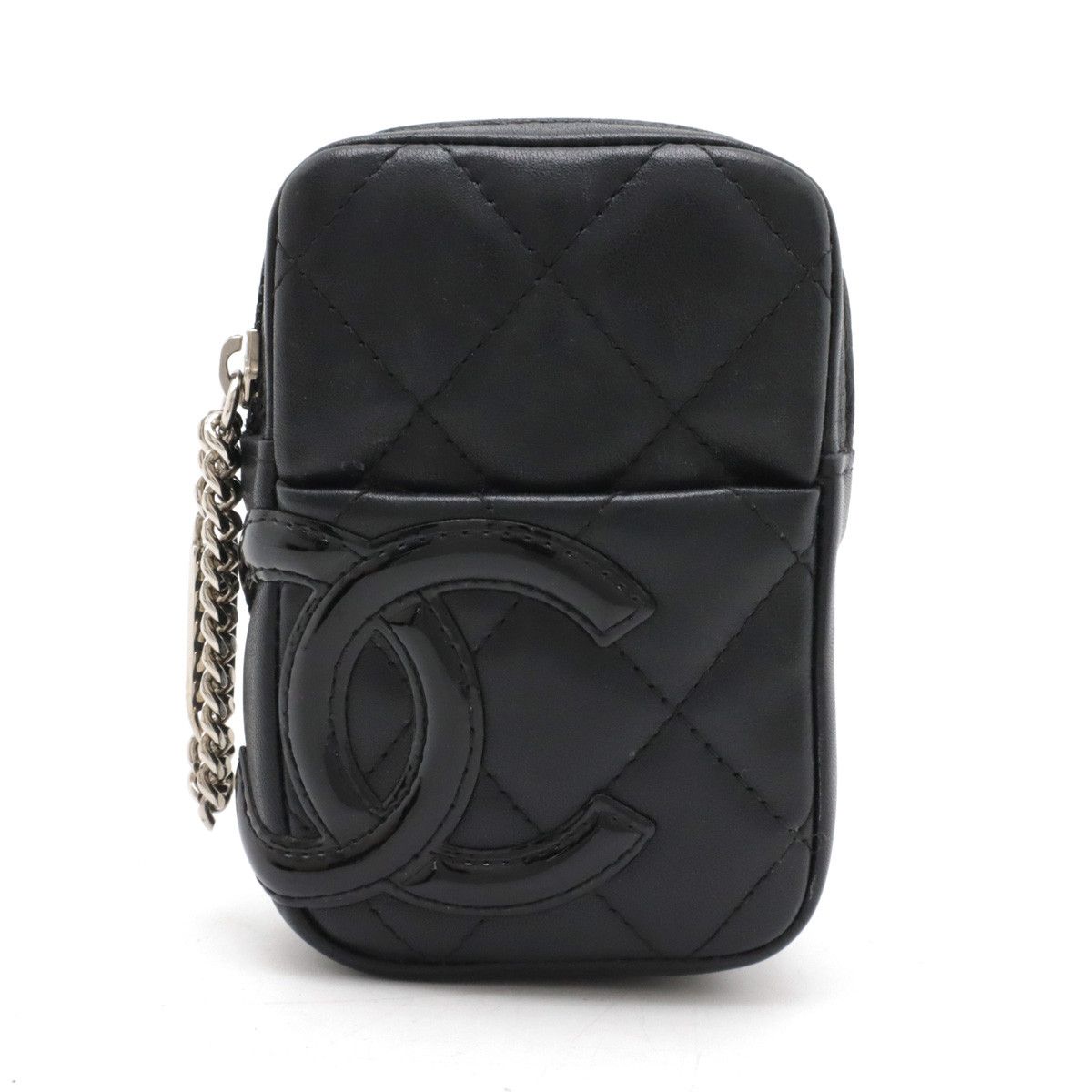 Chanel Chanel Chanel Cambon Line Leather/Enamel Cigarette Case A26732 Leather Other A26732 in Very Good Condition Size ONE SIZE - 1 Thumbnail