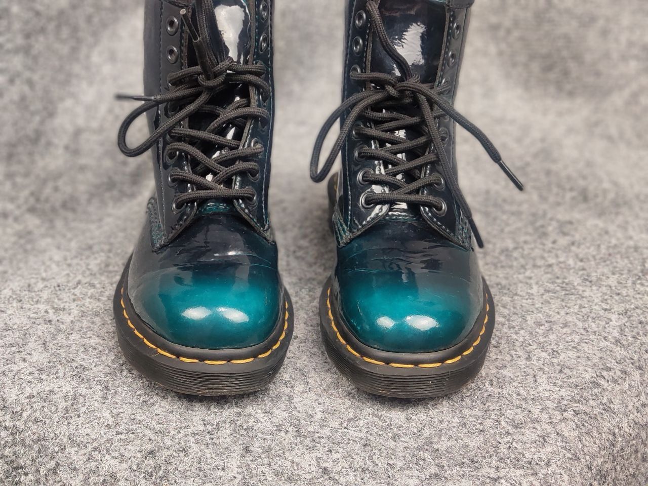 Dr. Martens Dr.Martens 1460 Vegan gradient patent leather Combat Boots Size US 5 / IT 35 - 6 Thumbnail