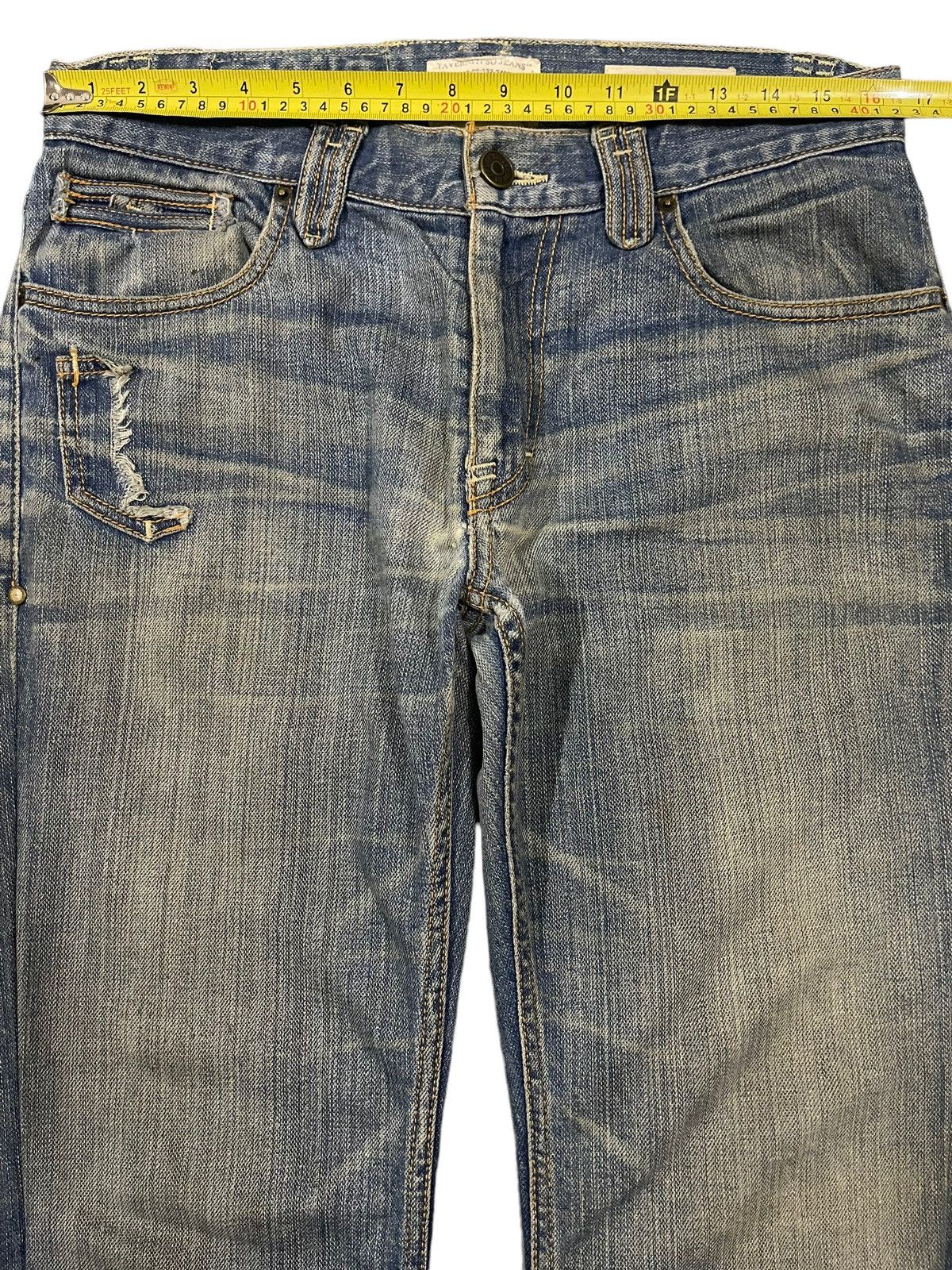 Jimmy Taverniti Vintage Italian Designer Taverniti Blue Wash Loose Jeans Size US 33 - 11 Thumbnail