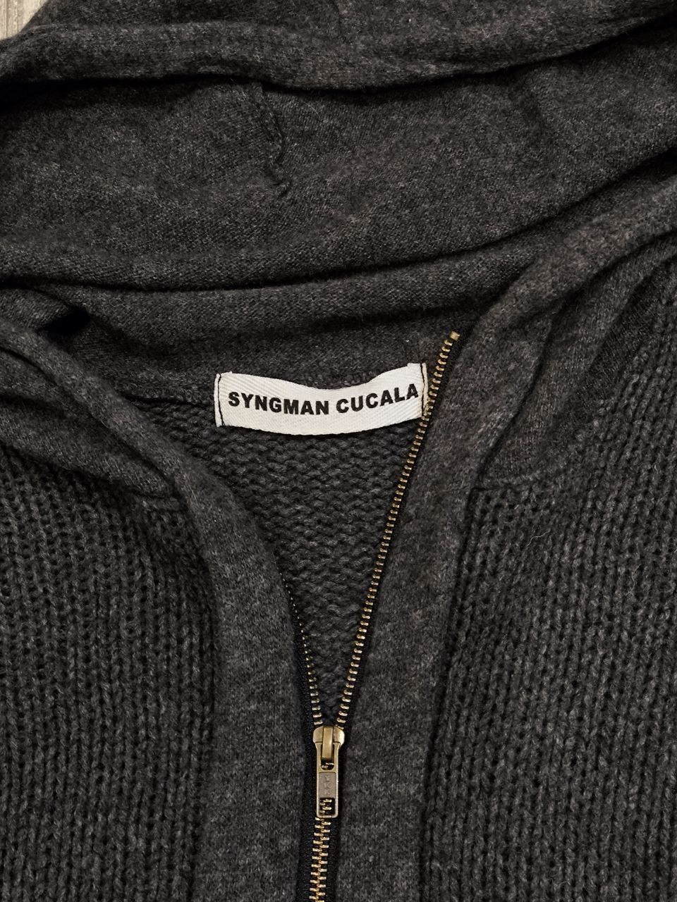 SYNGMAN CUCALA SYNGMAN CUCALA MENS ZIPPED HOODIE WOOL SWEATSHIRT JACKET Size US M / EU 48-50 / 2 - 4 Thumbnail