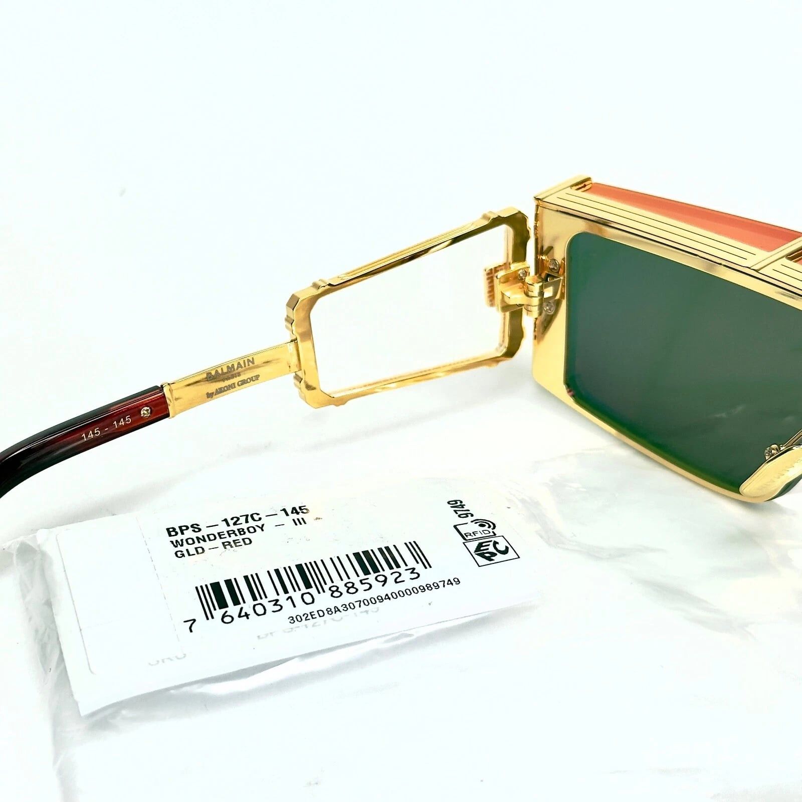 Balmain BALMAIN WONDER BOY III BY AKONI BPS127 BPS 127C Sunglasses Size ONE SIZE - 2 Thumbnail