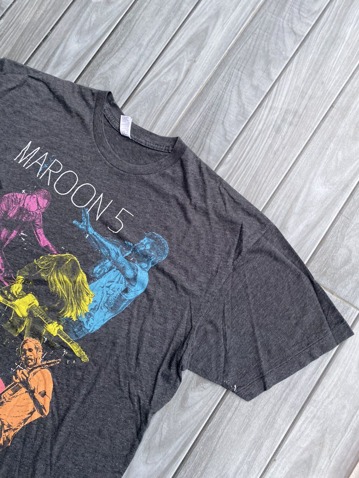 Band Tees × Vintage Vintage maroon 5 world tour 2015 Size US XL / EU 56 / 4 - 2 Thumbnail