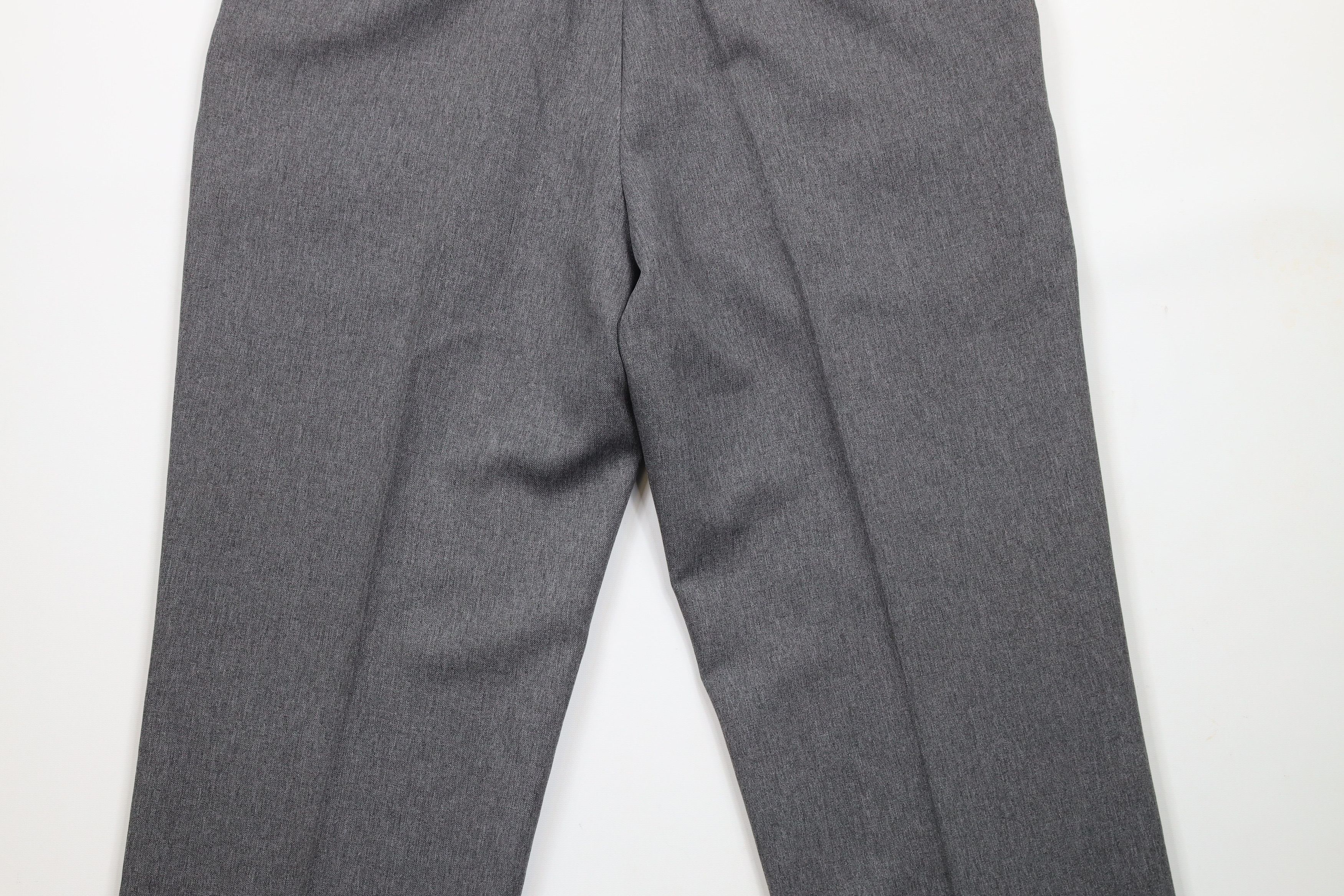 Levi's × Vintage Vintage 90s Levis Knit Wide Leg Chino Pants Heather Gray Size US 38 / EU 54 - 10 Thumbnail
