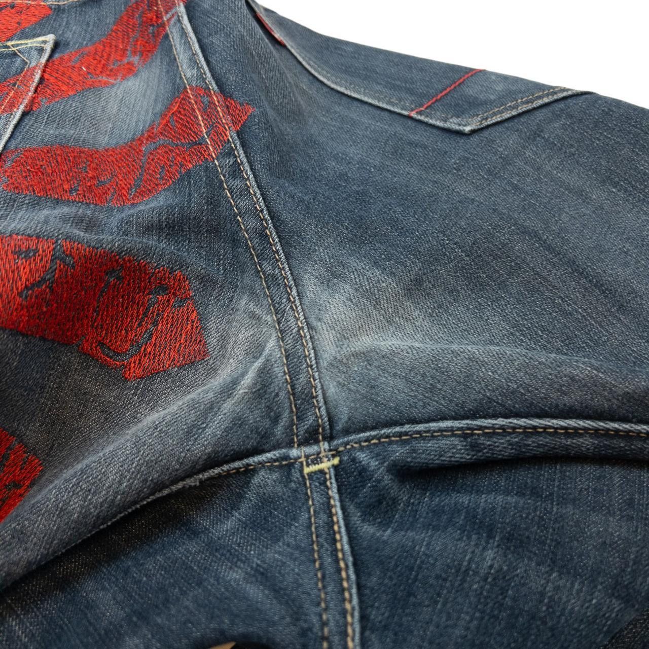 Handmade Rust Distressed Denim (W32)