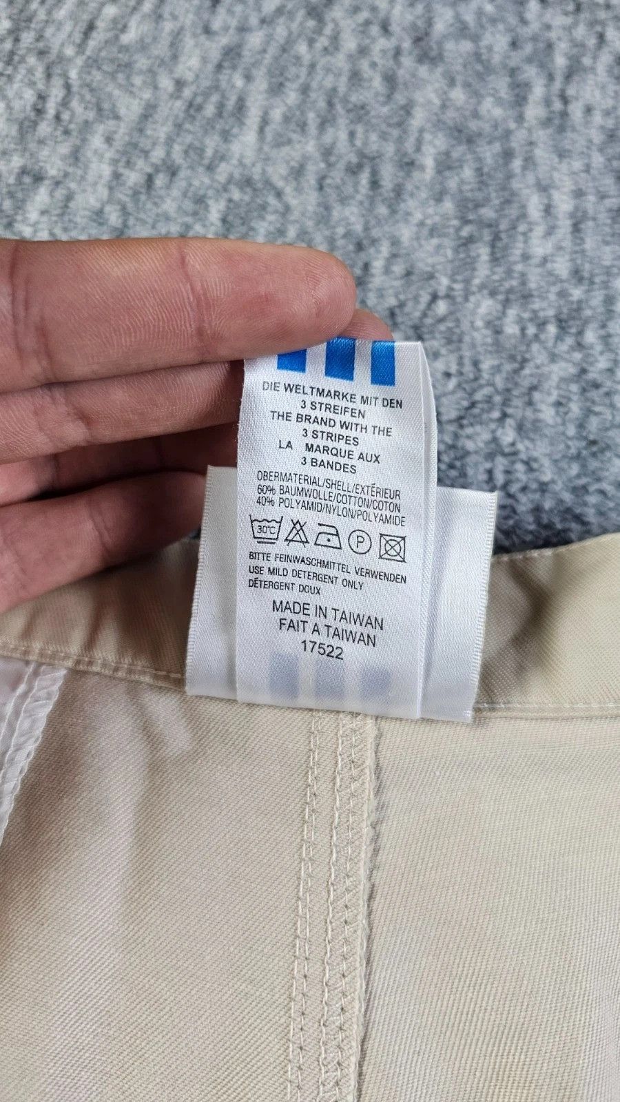 Adidas Adidas Trefoil Vintage Cargo Shorts Beige Cotton Men XL Y2K Size US 40 / EU 56 - 7 Thumbnail