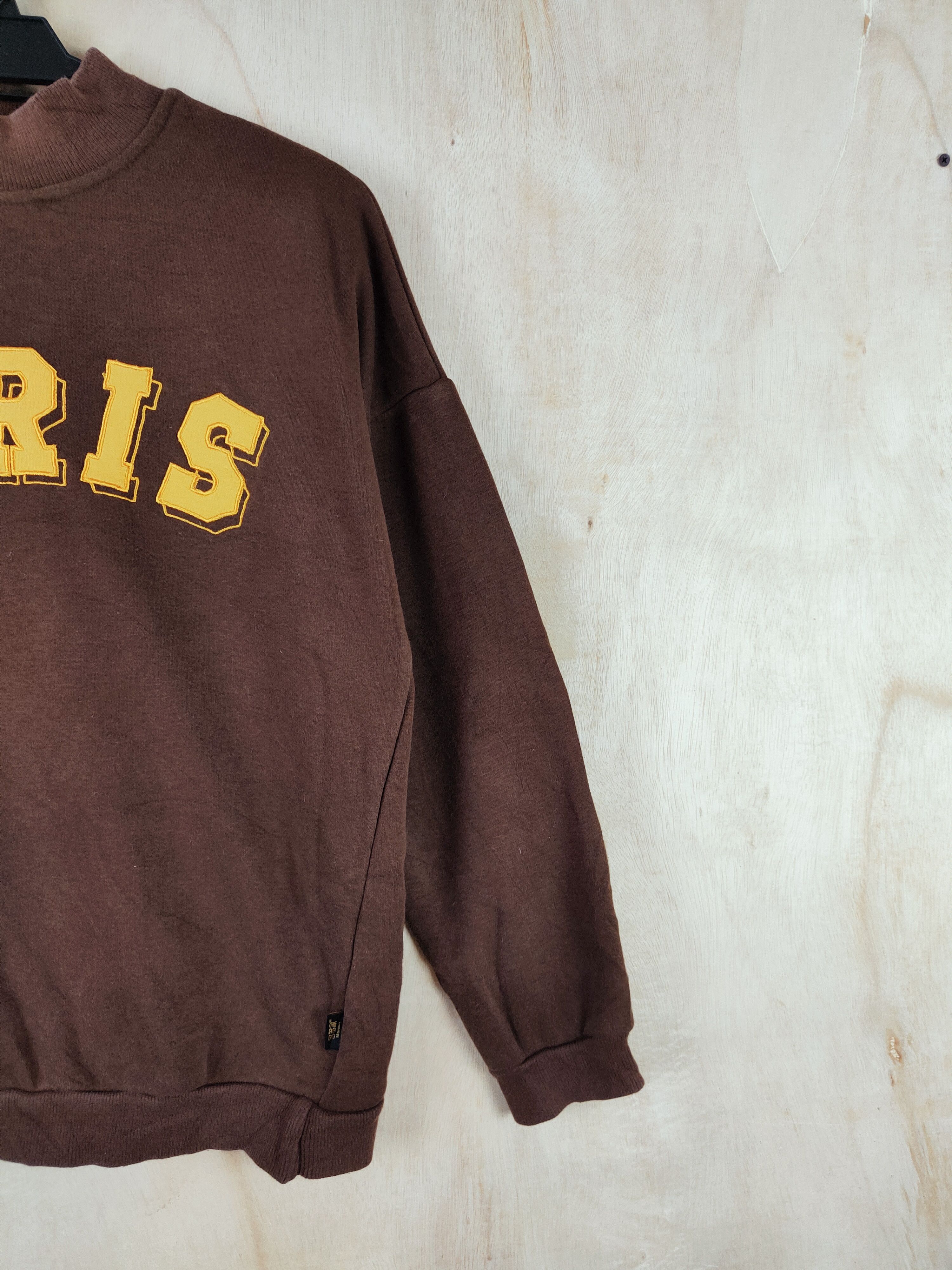 Japanese Brand × Vintage Japan paris Dark Brown Paris Sweatshirts #S2632 Size US M / EU 48-50 / 2 - 7 Thumbnail