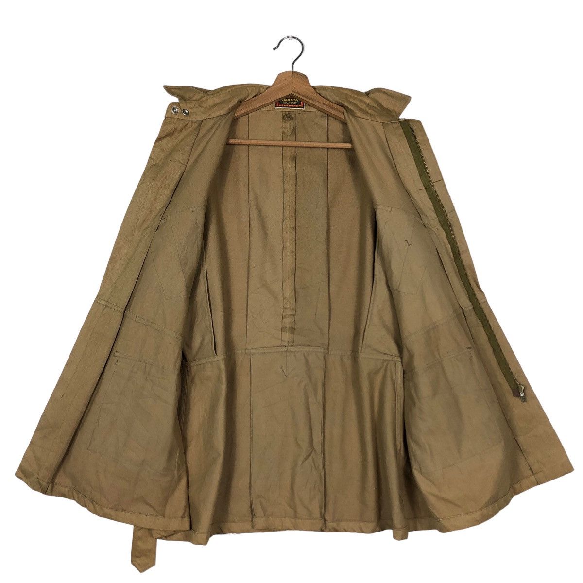 Japanese Brand Vintage Cargo Inspector Jacket Slant Pocket Military Nakata Size US L / EU 52-54 / 3 - 10 Thumbnail