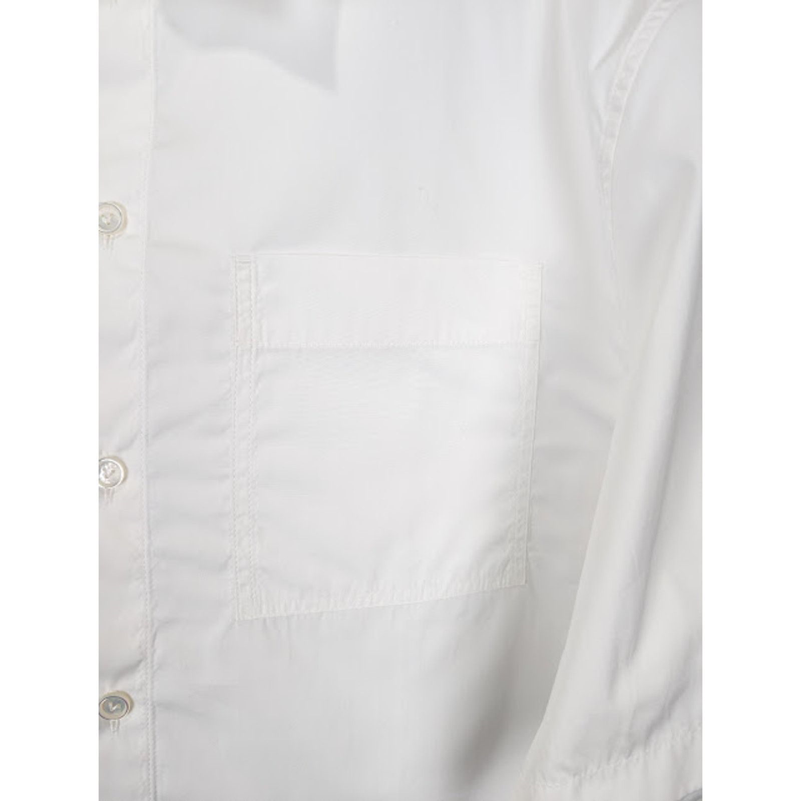 Bottega Veneta o1rshd1 Classic Cotton Poplin Shirt in White Size US M / EU 48-50 / 2 - 4 Thumbnail