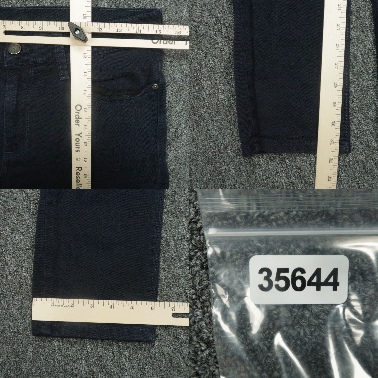 Mott & Bow Mott & Bow Jeans 29x32 Blue Skinny Mercer Straight 5 Pocket Stretch Mens Size US 29 - 8 Thumbnail
