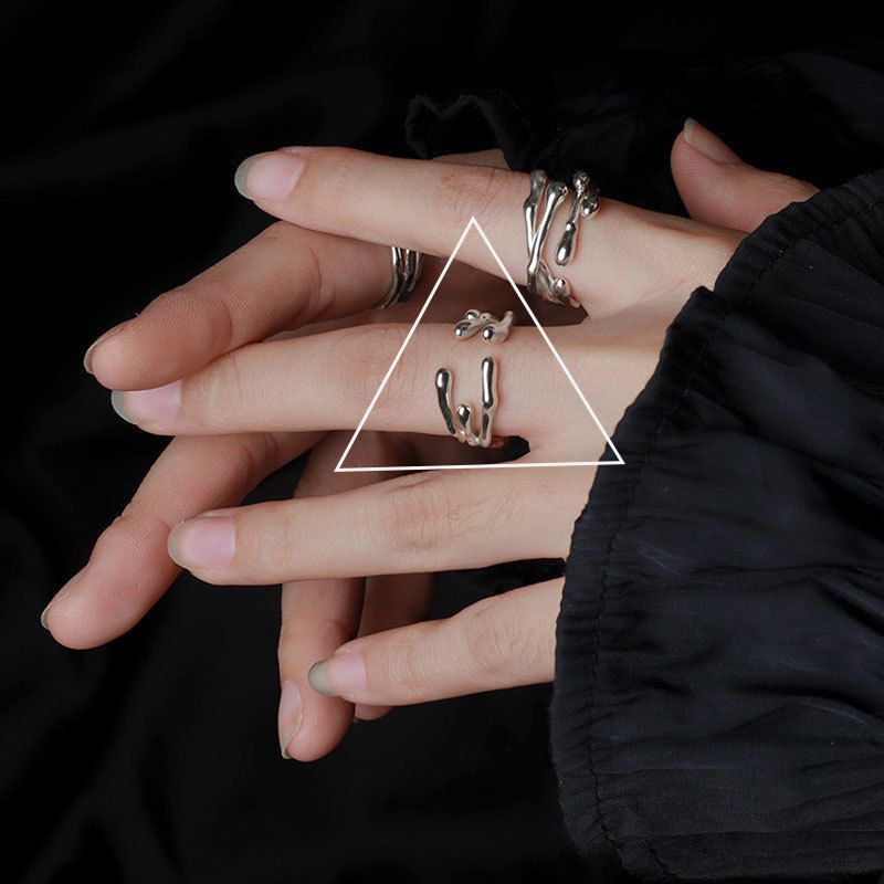 Jewelry New Design Jewelry Rings Open Size Chrome Ring (Size 7-13) Size ONE SIZE - 6 Thumbnail