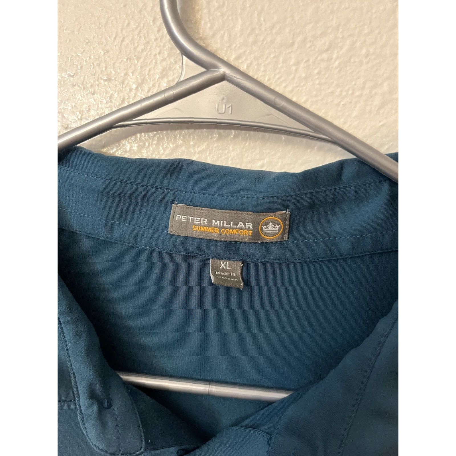 Peter Millar Peter Millar Summer Comfort Polo Men Embroidered Logo Golf 1925 Teal XL Shirt Size US XL / EU 56 / 4 - 2 Thumbnail