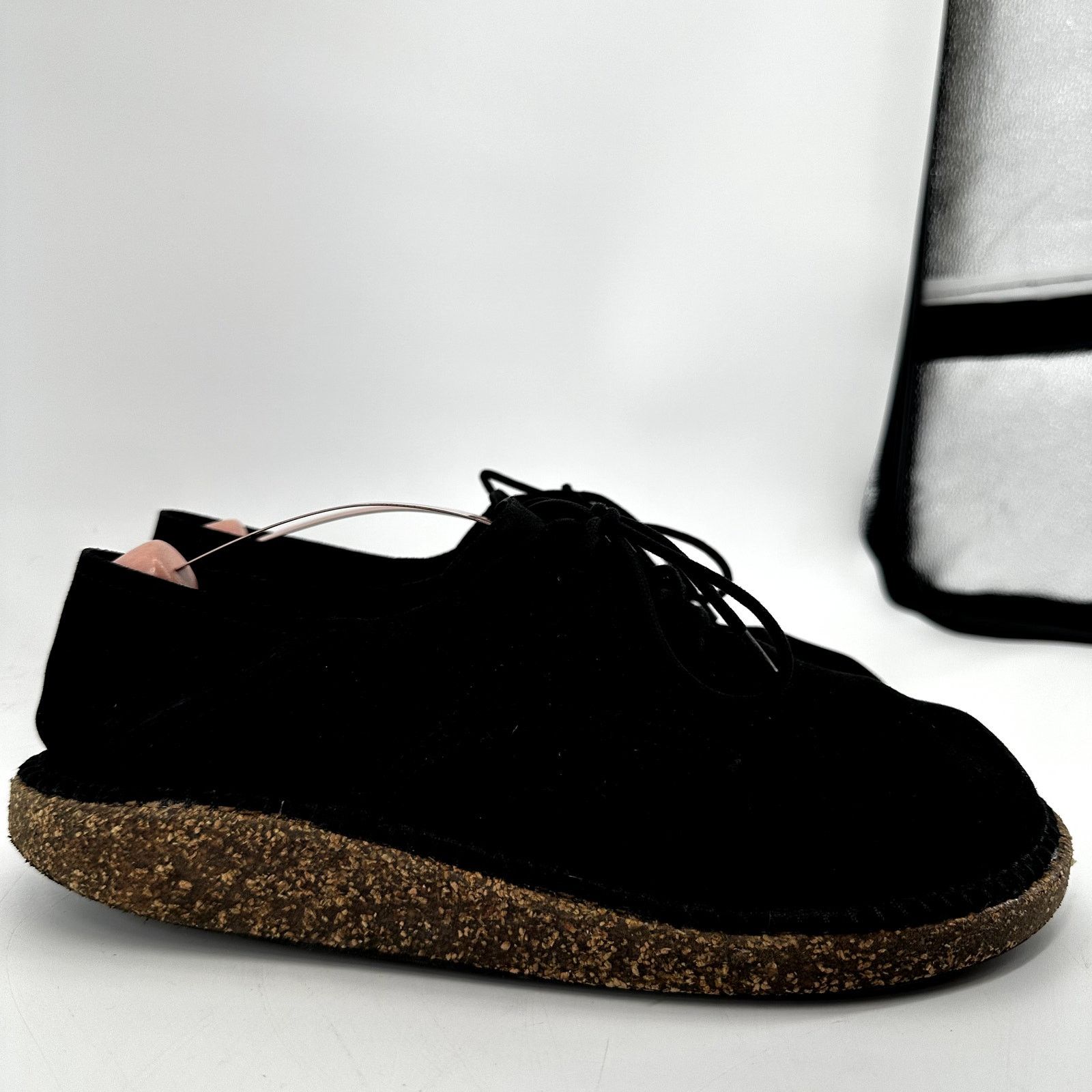 Birkenstock Gary Oxford Suede Leather Cork Lace Up W11 M9