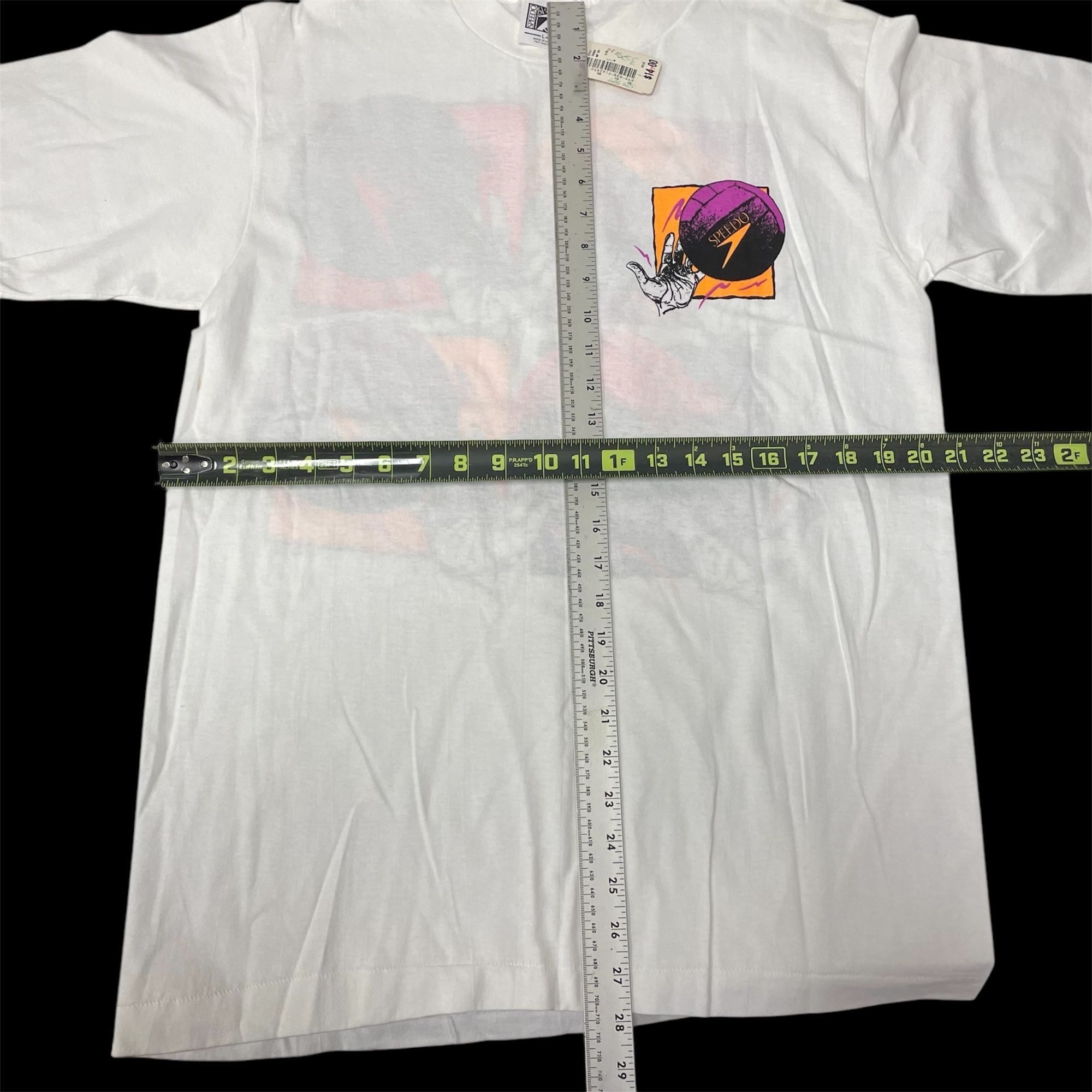 Speedo NWT NOS NEW Vtg Speedo NEON VOLLEYBALL 1991 T Shirt Size US L / EU 52-54 / 3 - 9 Thumbnail