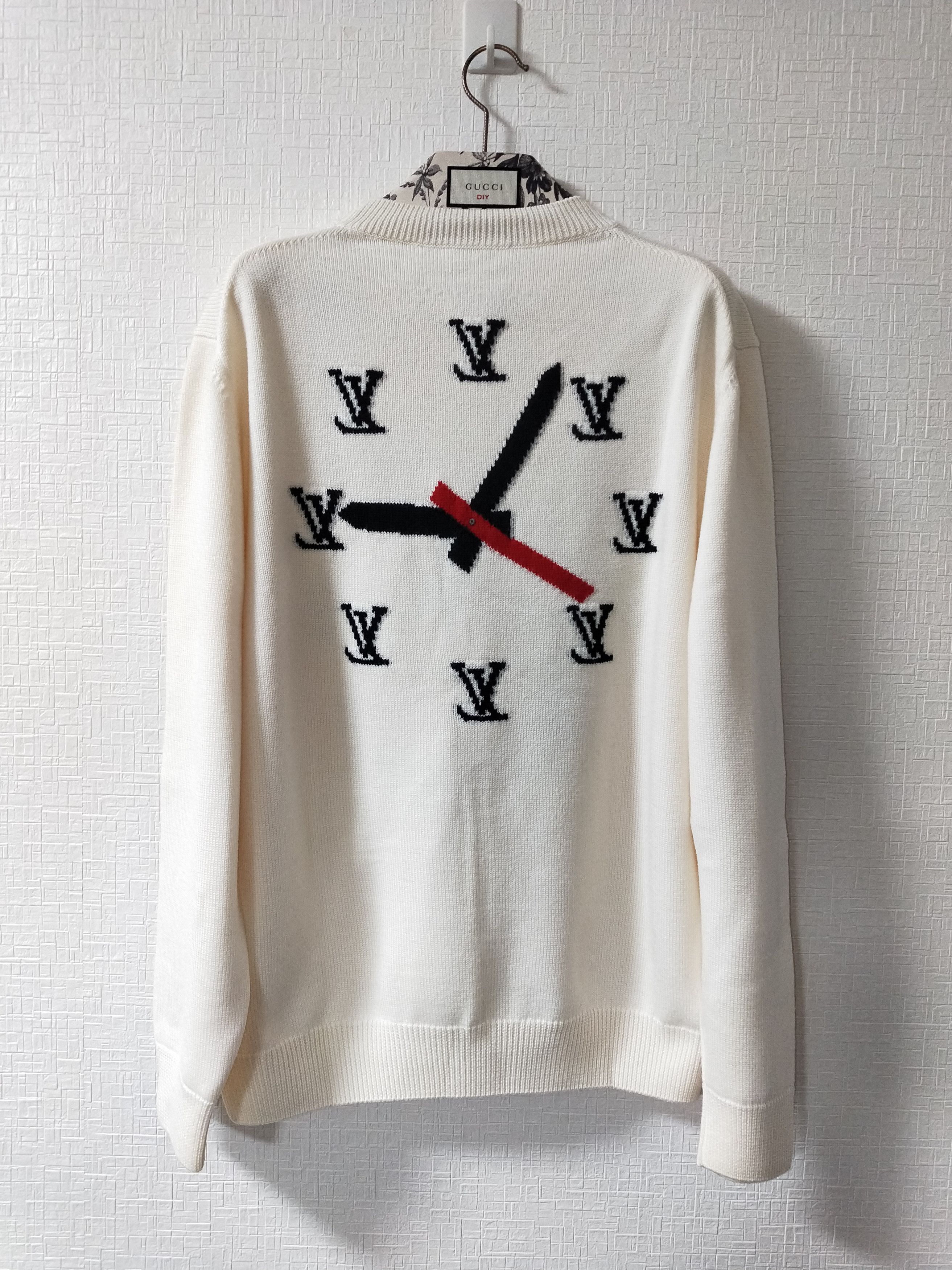 Louis Vuitton Wool Intarsia Clock Sweater Size US L / EU 52-54 / 3 - 2 Thumbnail