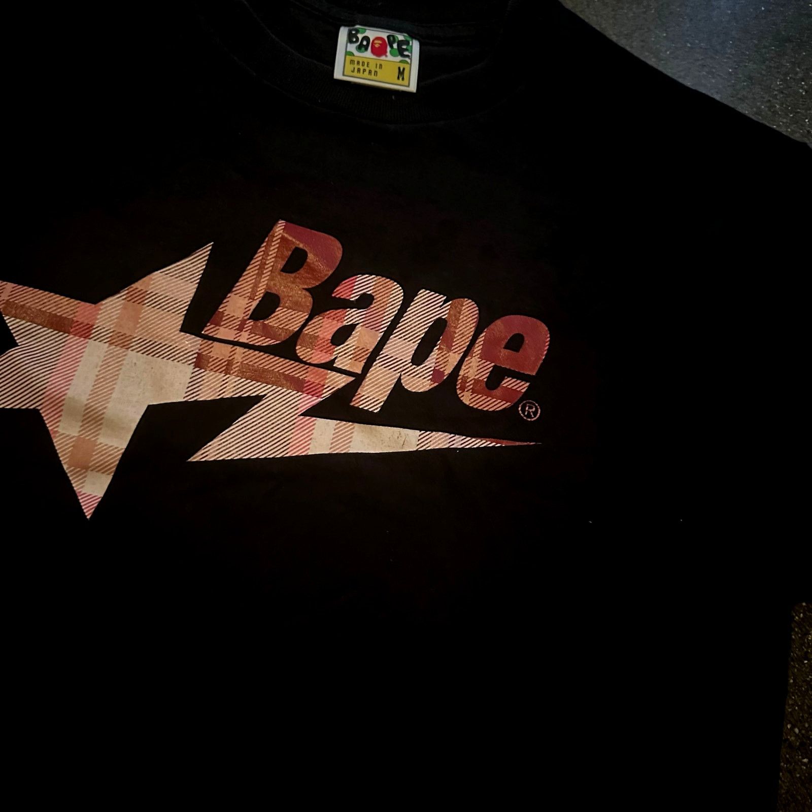 Bape vintage bathing ape bape plaid design star logo Size US M / EU 48-50 / 2 - 2 Thumbnail