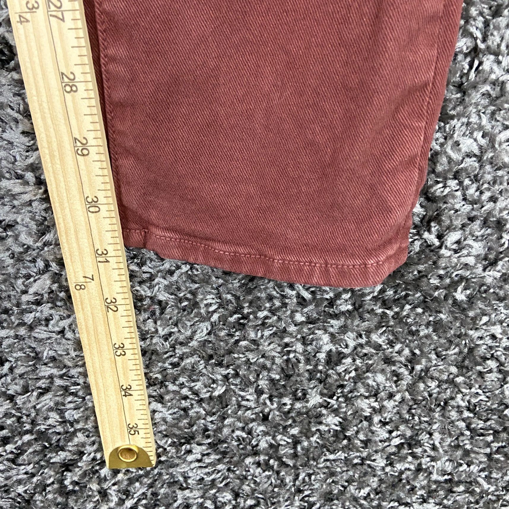 Paige PAIGE Skyline Skinny Jeans Women’s 31 Red Size 24" / US 00 / IT 34 - 7 Thumbnail