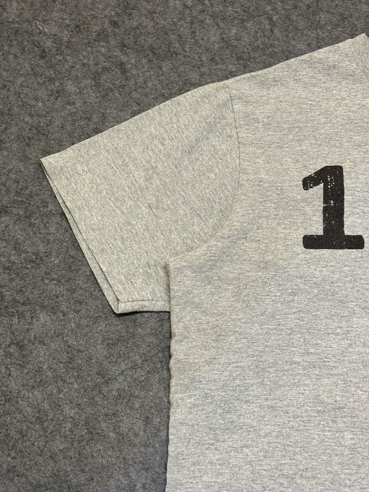 Engineered Garments vintage-style grey cotton jersey t-shirt a "1968" graphic. Size US L / EU 52-54 / 3 - 4 Thumbnail